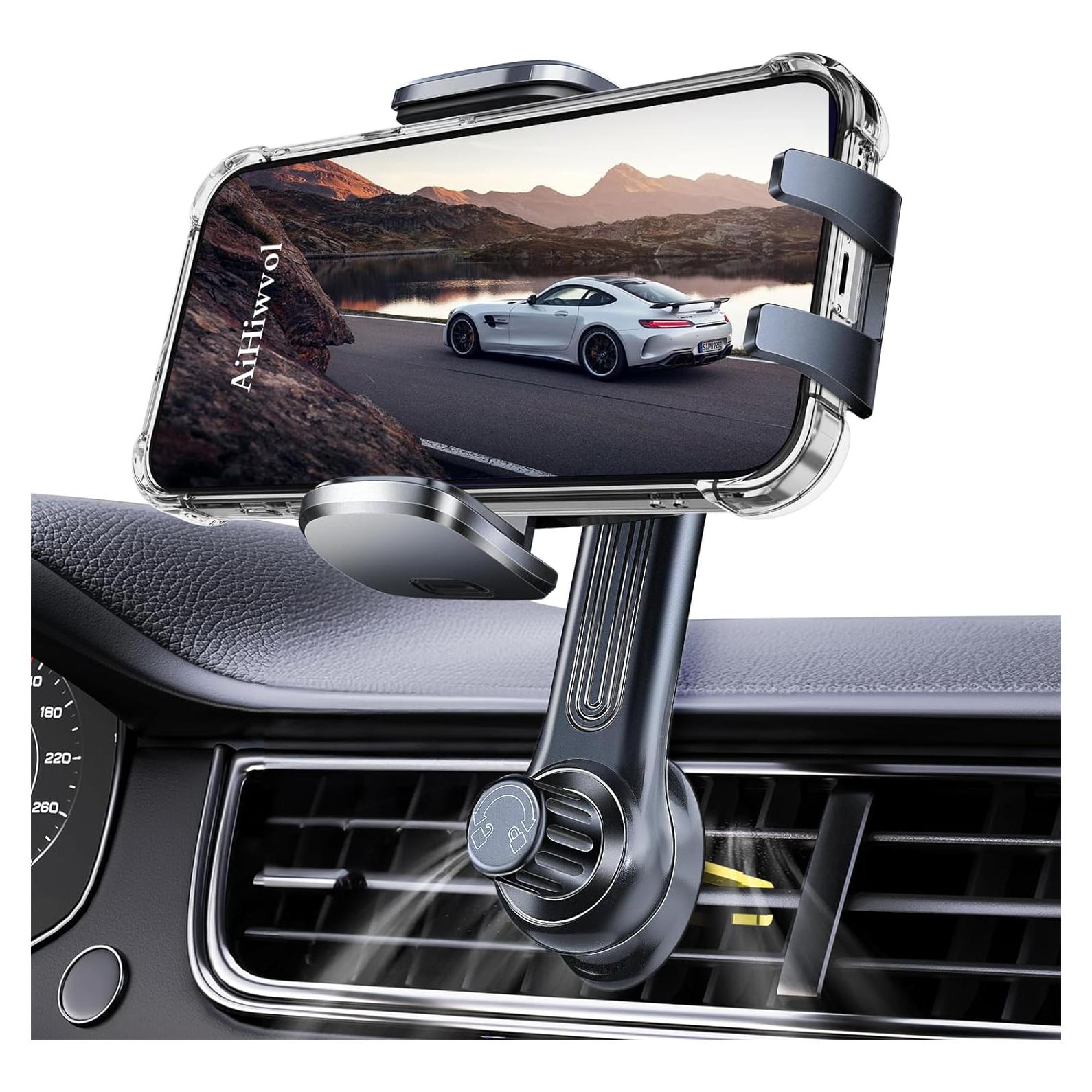 Soporte Universal para Teléfono de Coche AiHiwvol con Brazo Extensible