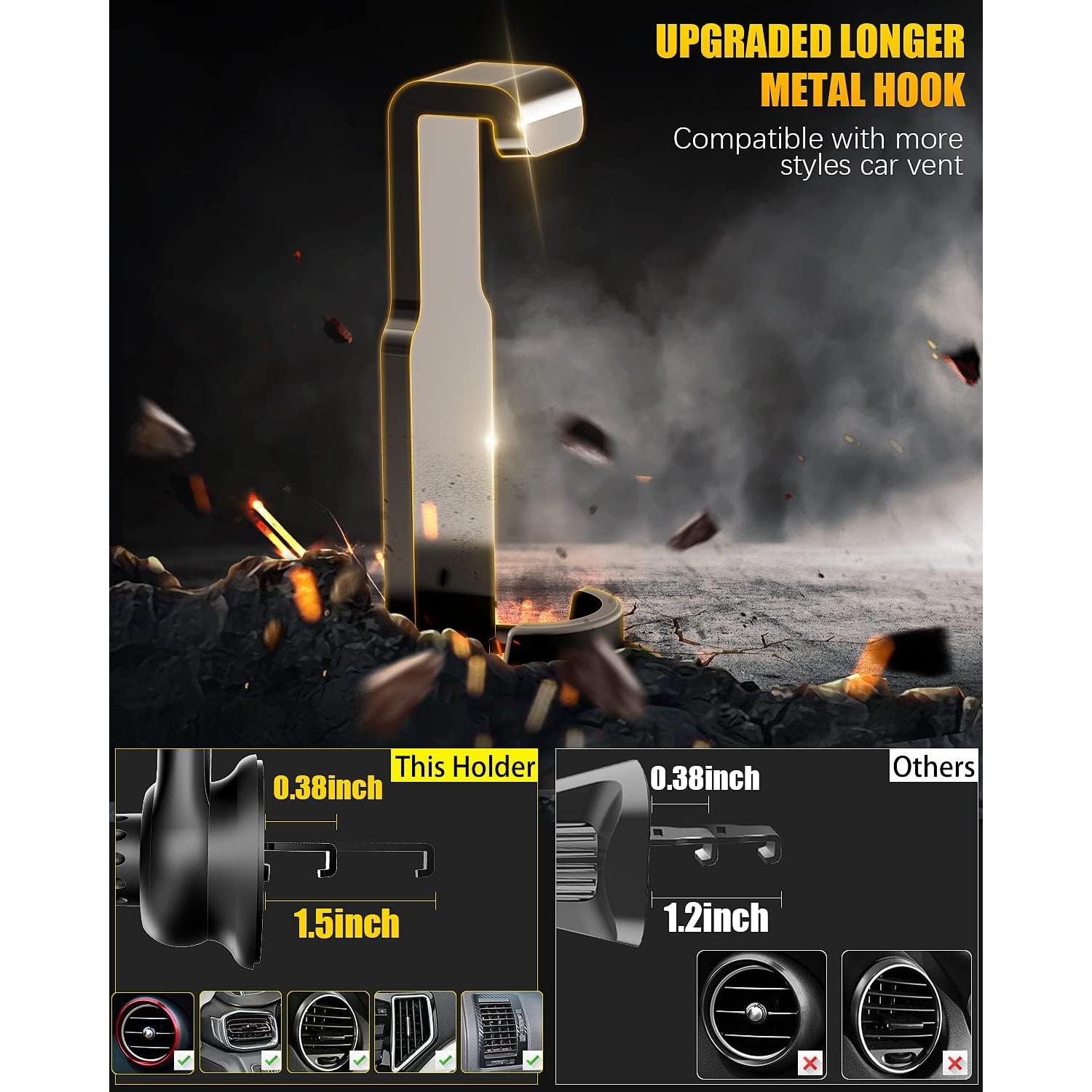 Soporte Universal para Teléfono de Coche AiHiwvol con Brazo Extensible