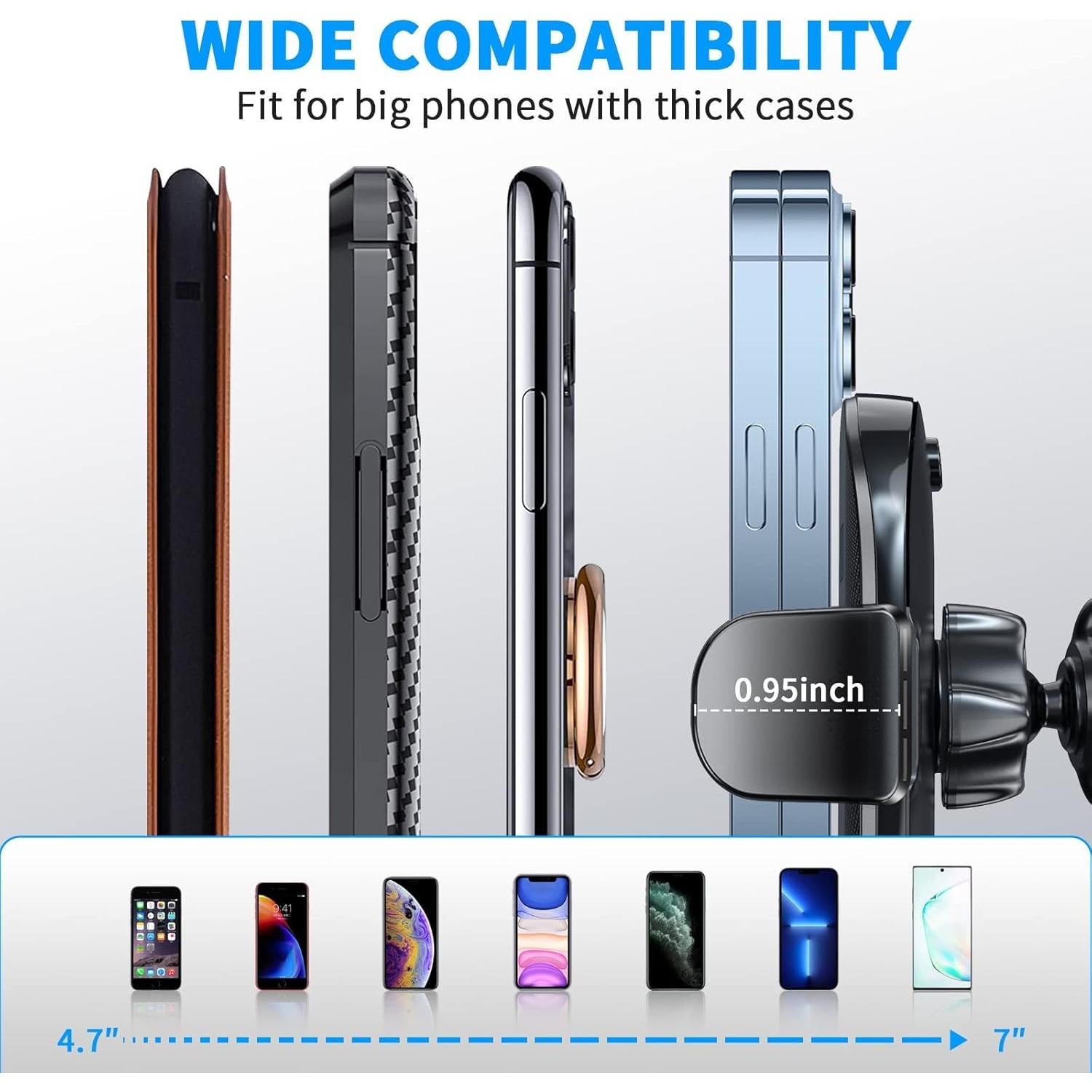 Soporte para Teléfono de Automóvil APPS2Car 3 en 1 Negro