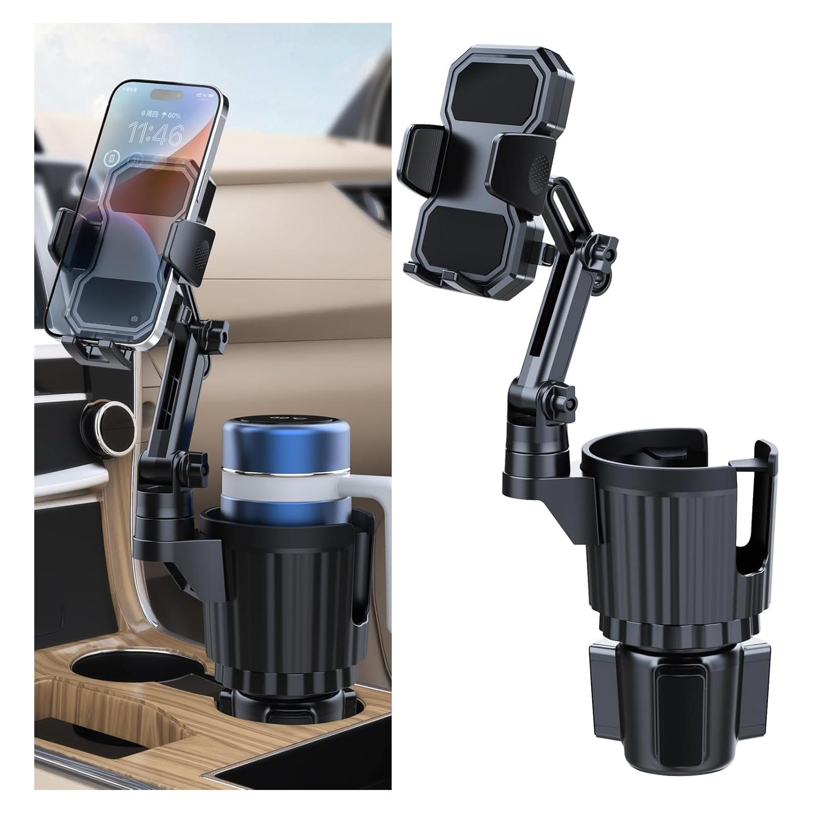 Soporte para Teléfono en Portavasos Baynice Ajustable 360°