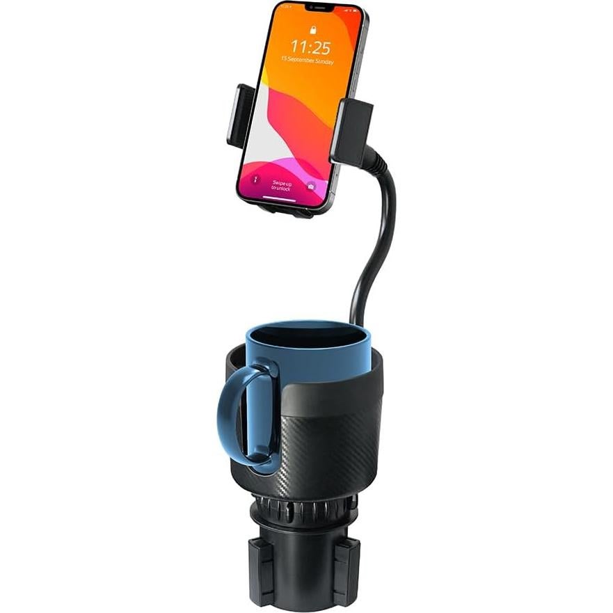 Soporte de taza y teléfono CupCargo Pro Limitless 2 en 1