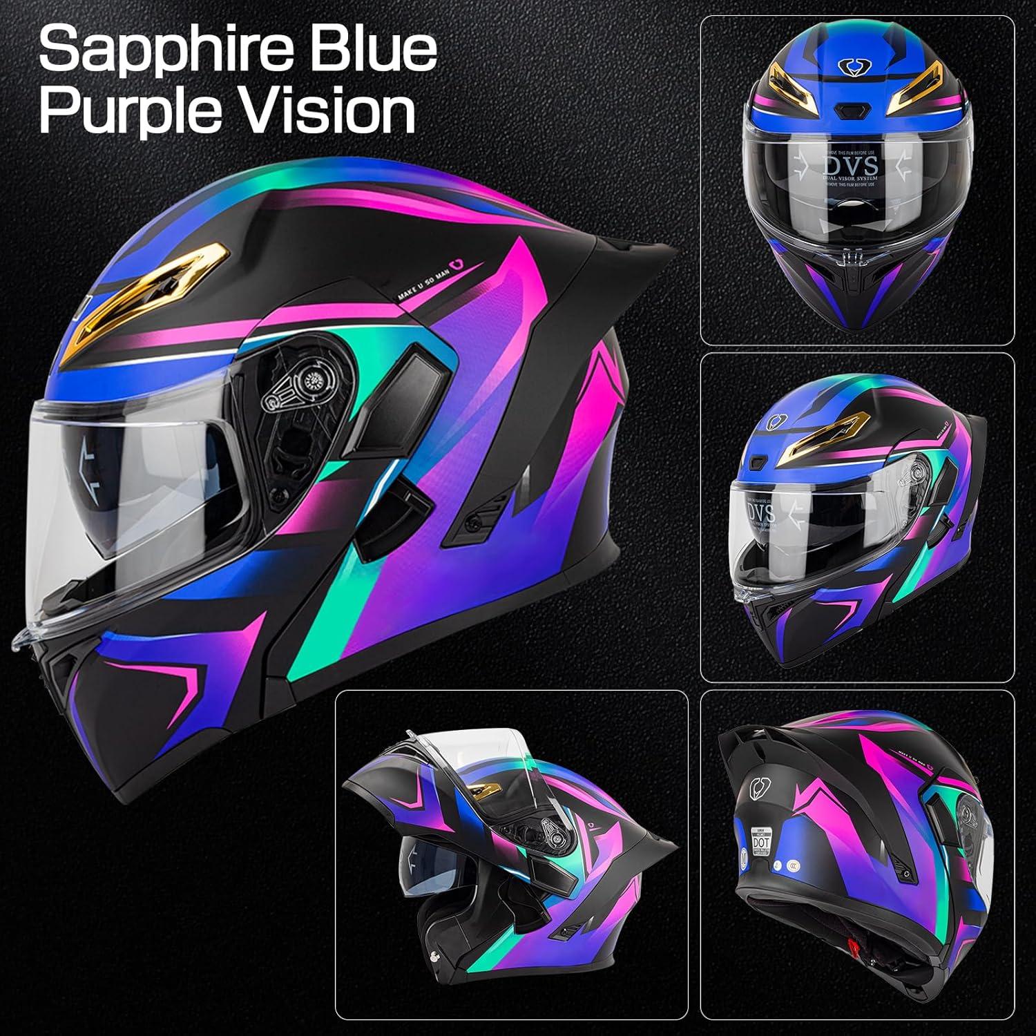 Casco Modular Bluetooth Qngjizhue con Visera Antivaho 55-64 cm