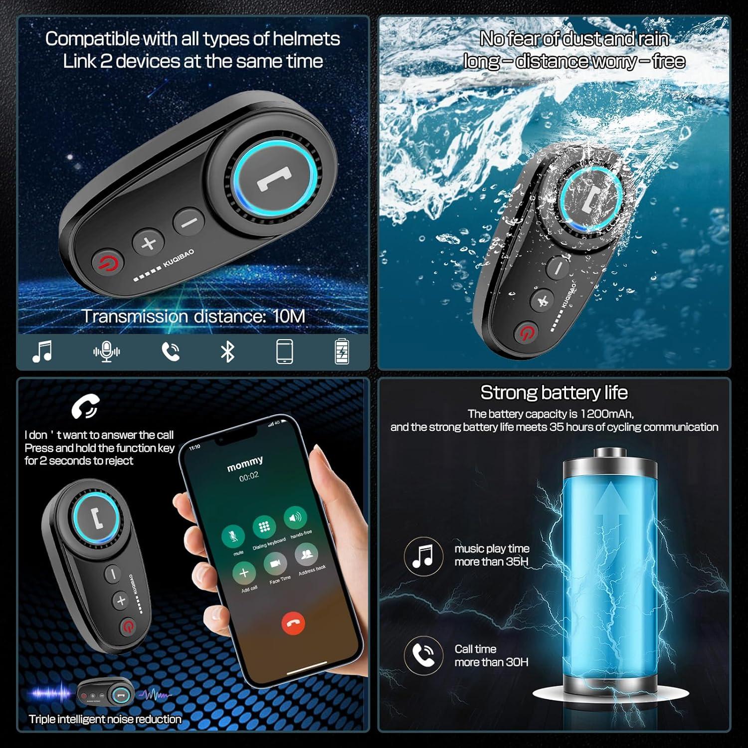 Casco Modular Bluetooth Qngjizhue con Visera Antivaho 55-64 cm