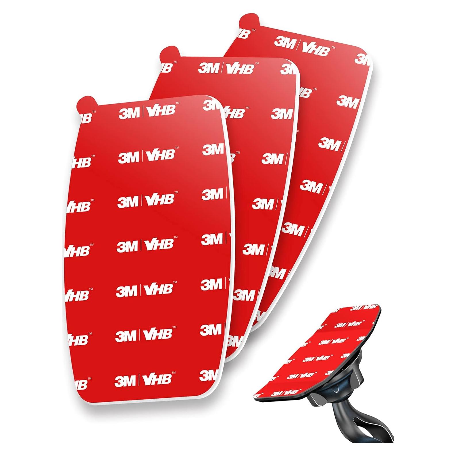 Almohadillas Adhesivas 3M eSamcore para Soporte de Coche - Paquete de 3