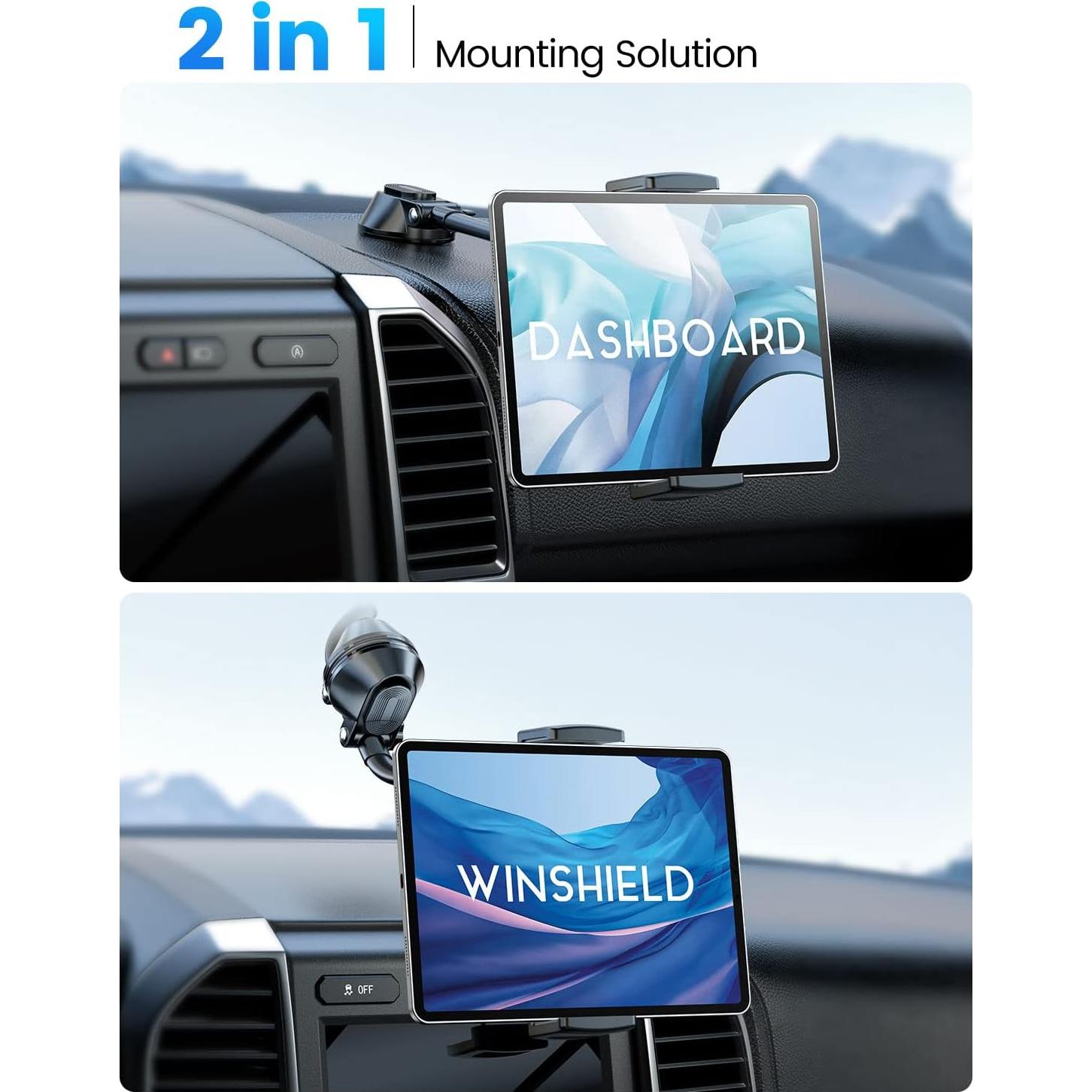 Soporte para Tableta eSamcore para Coche, Abrazadera 40mm