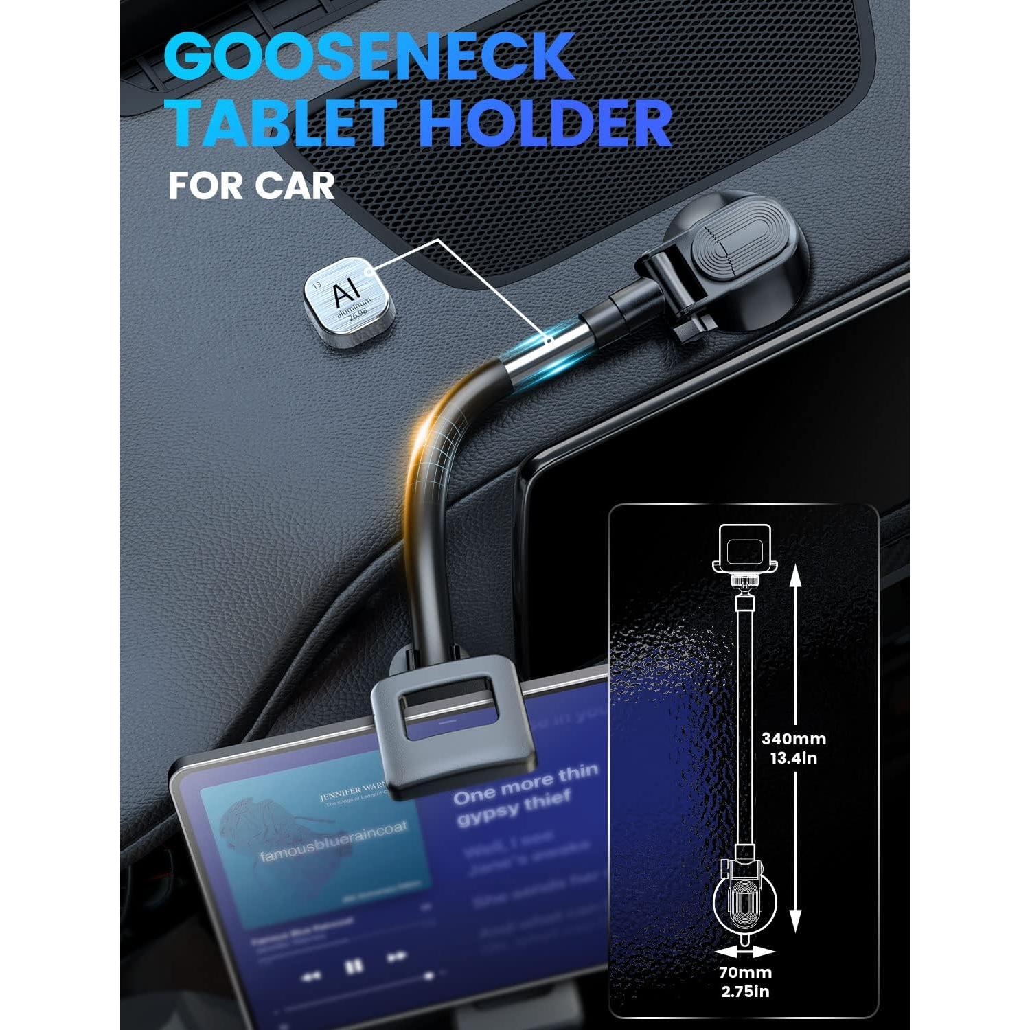 Soporte para Tableta eSamcore para Coche, Abrazadera 40mm