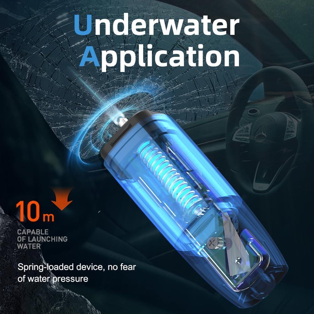 Herramienta de Escape SINSEN - Cortador de Cinturón y Rompedor de Cristales