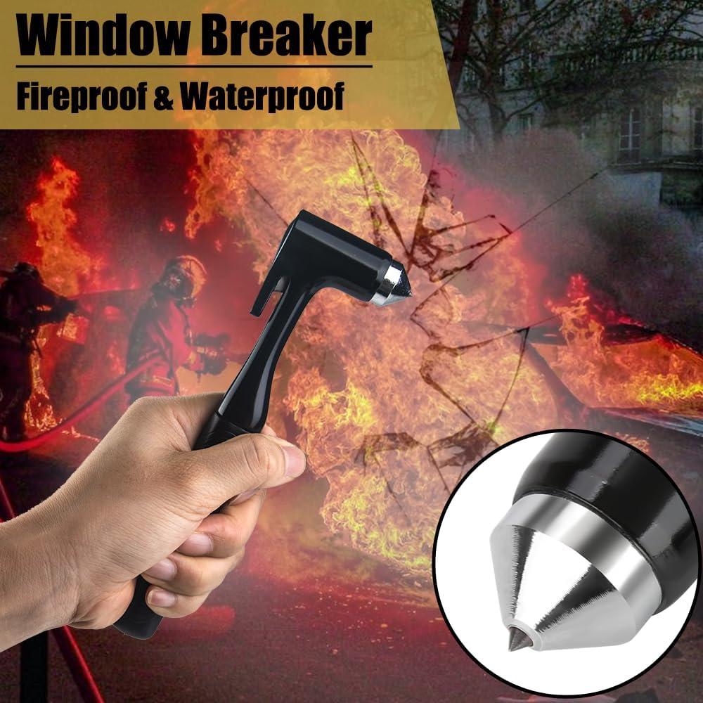 Herramienta de Escape de Emergencia SINSEN, Rompe Ventana y Corta Cinturón