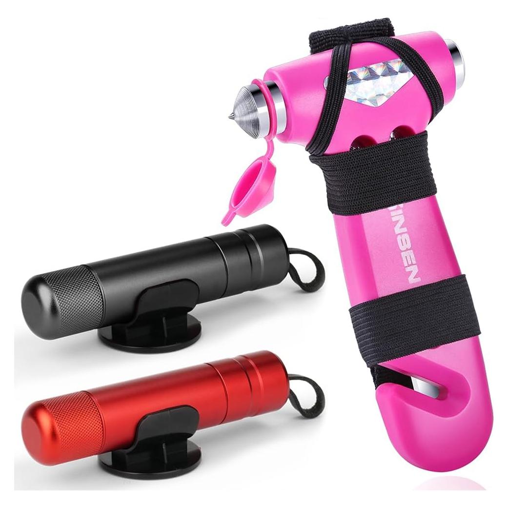 Martillo de Seguridad SINSEN para Automóviles - Cortador y Rompedor