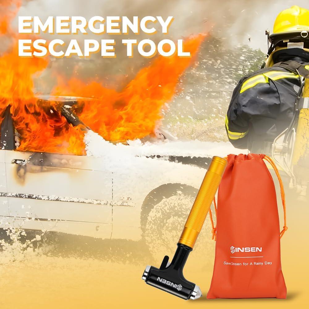 Herramienta de Escape de Coche SINSEN Rosa 3 en 1 con Martillo