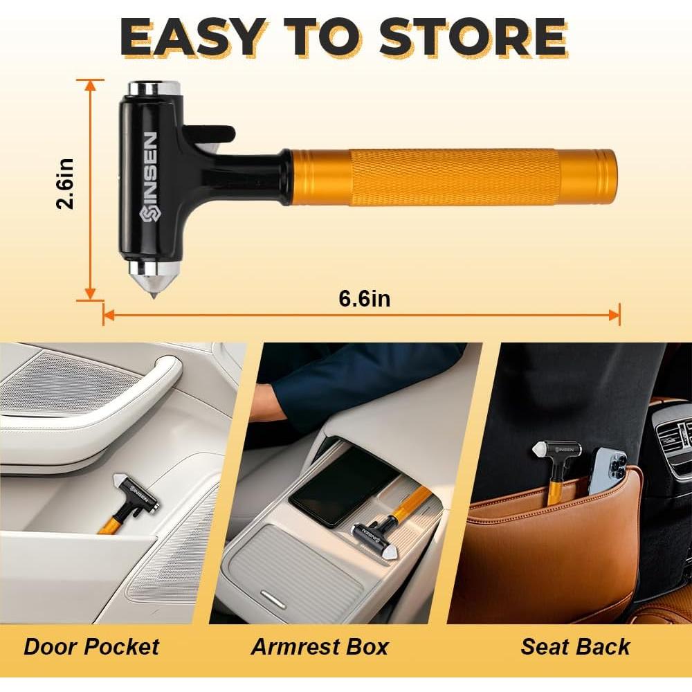 Herramienta de Escape de Coche SINSEN Rosa 3 en 1 con Martillo