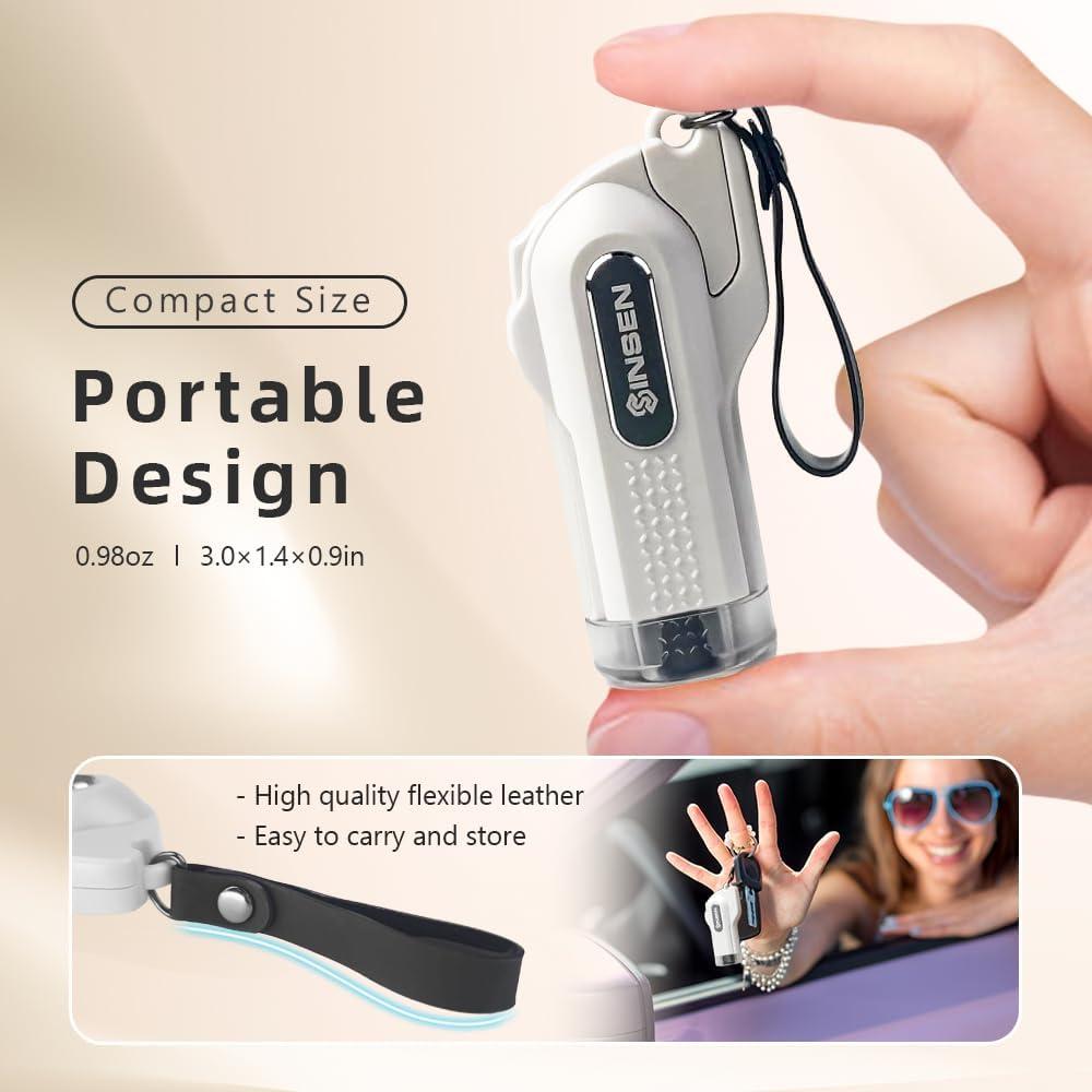 Martillo de Seguridad SINSEN y Mini Bote de Basura para Auto