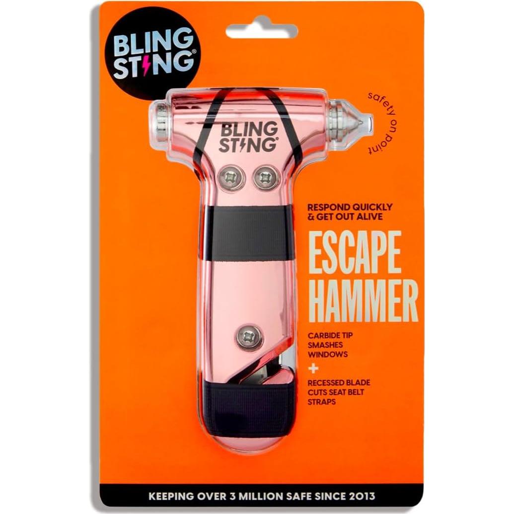 Martillo de Emergencia BLINGSTING con Cortador de Cinturón