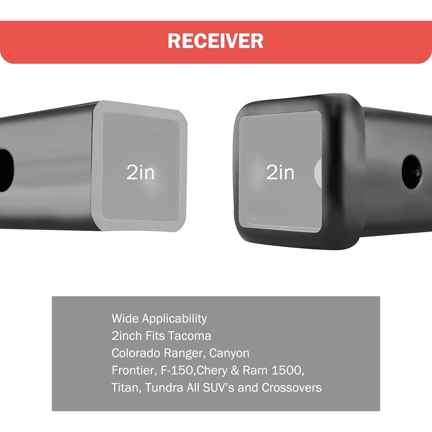 Soporte de Bola de Remolque Ajustable OPENROAD TH-003 3402.9kg