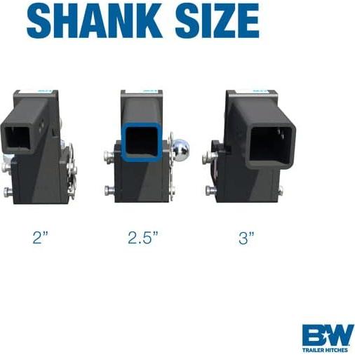 Enganche de Remolque Ajustable B&W Tow & Stow 12.8 kg