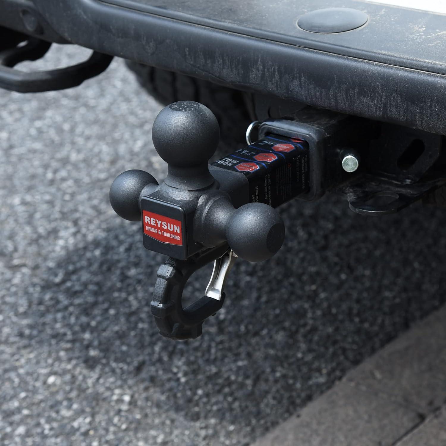 Enganche de Remolque Tri-Bola REYSUN 4536 kg Ajuste Universal