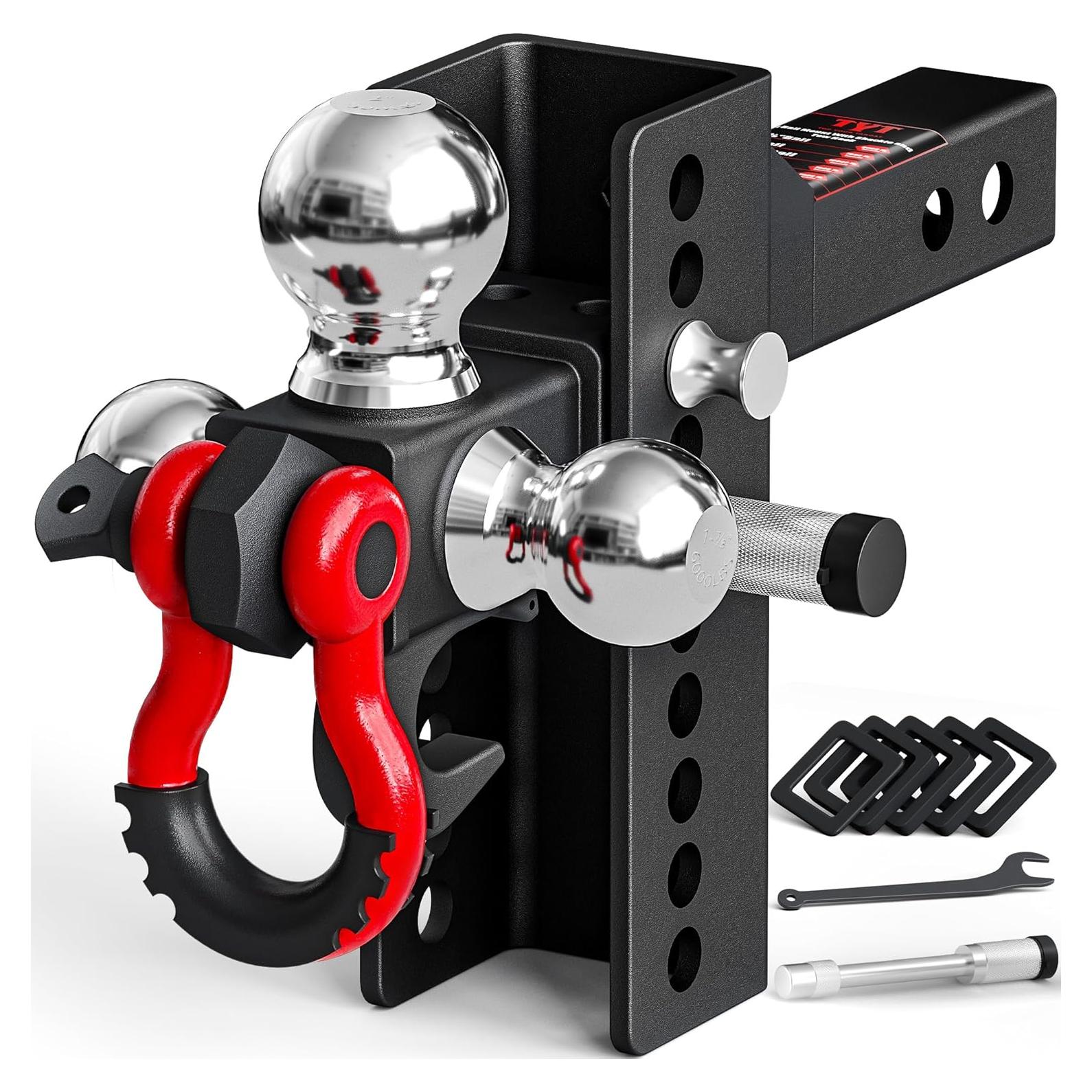 Enganche de Remolque Ajustable TYT Tri-Bola 13.88 kg