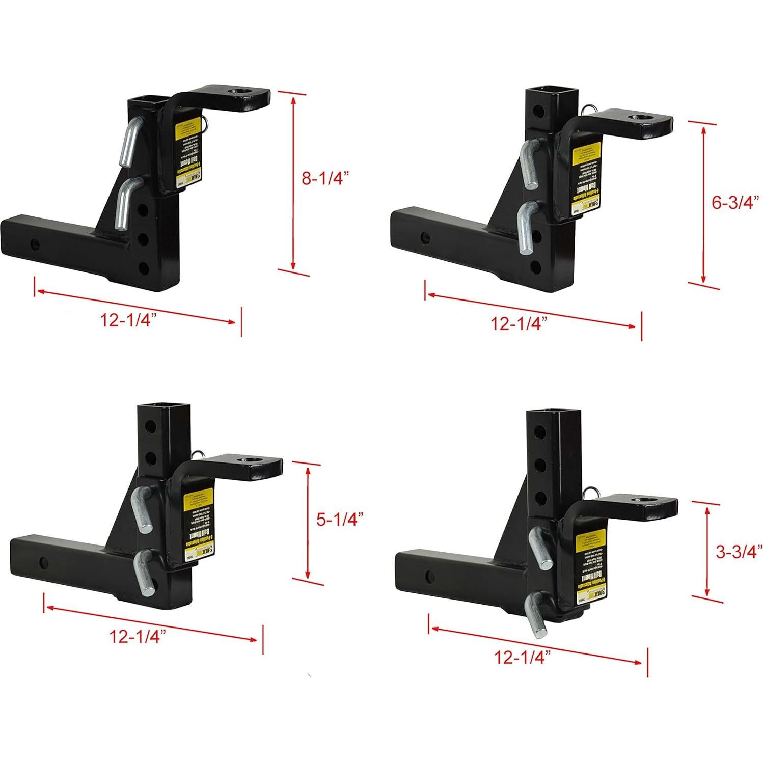 Enganche de Remolque MaxxHaul 70067 Ajustable 8 Posiciones 2267 kg