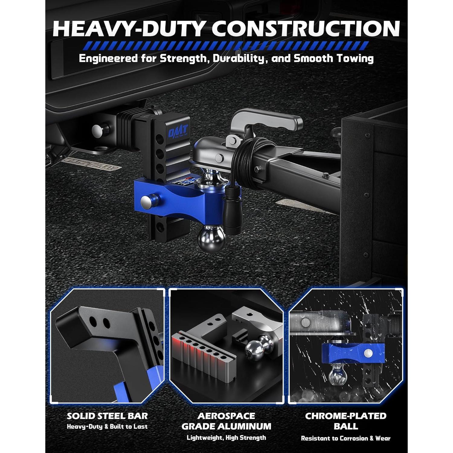 Enganche de Remolque Ajustable Orion Motor Tech 15.24 cm 5670 kg