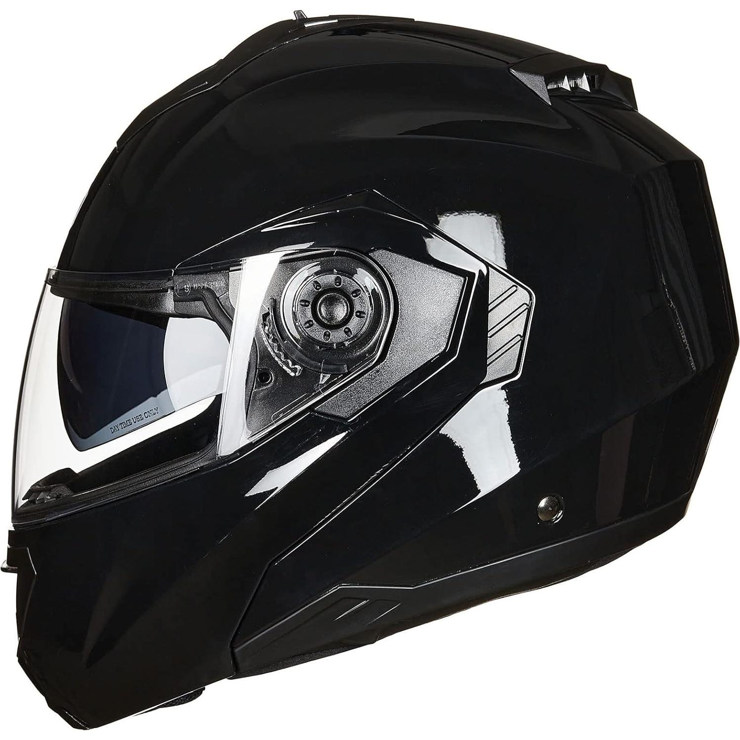 Casco de Moto ILM DP998 Modular Doble Visera Negro M