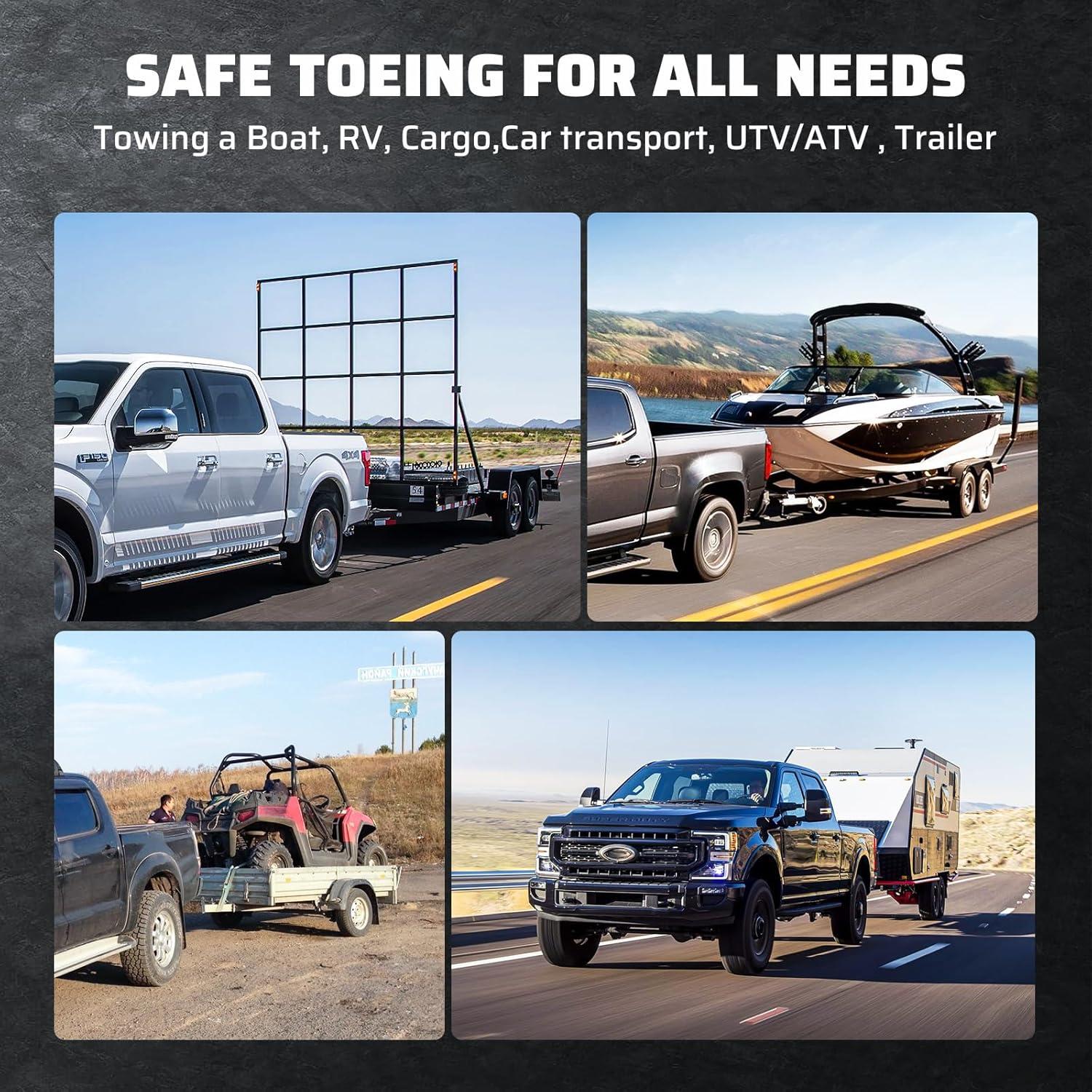 Enganche de Remolque Ajustable Ehaho 2''x15.24cm 5670kg