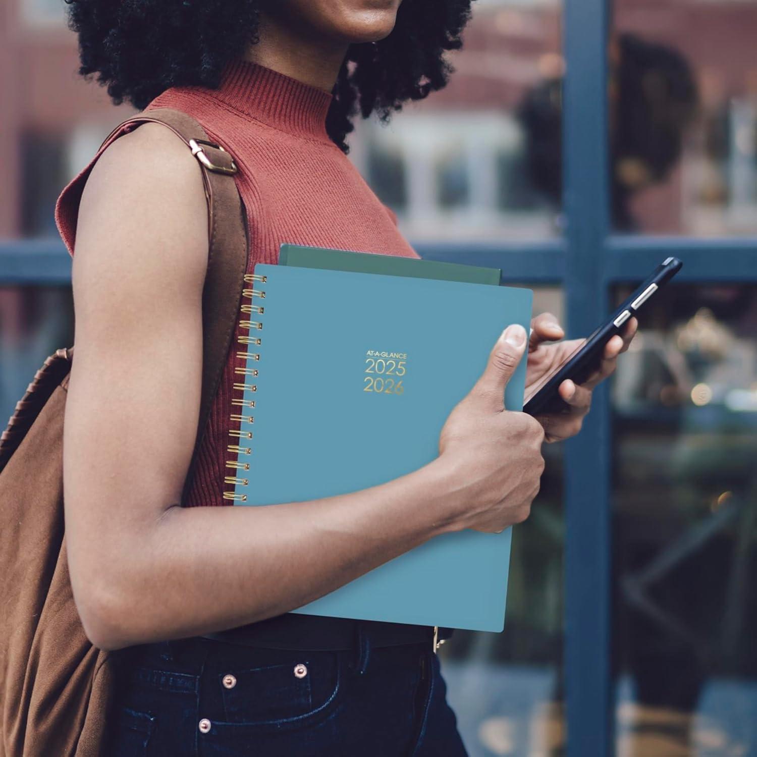 Planificador Académico Semanal Mensual AT-A-GLANCE 2025-2026