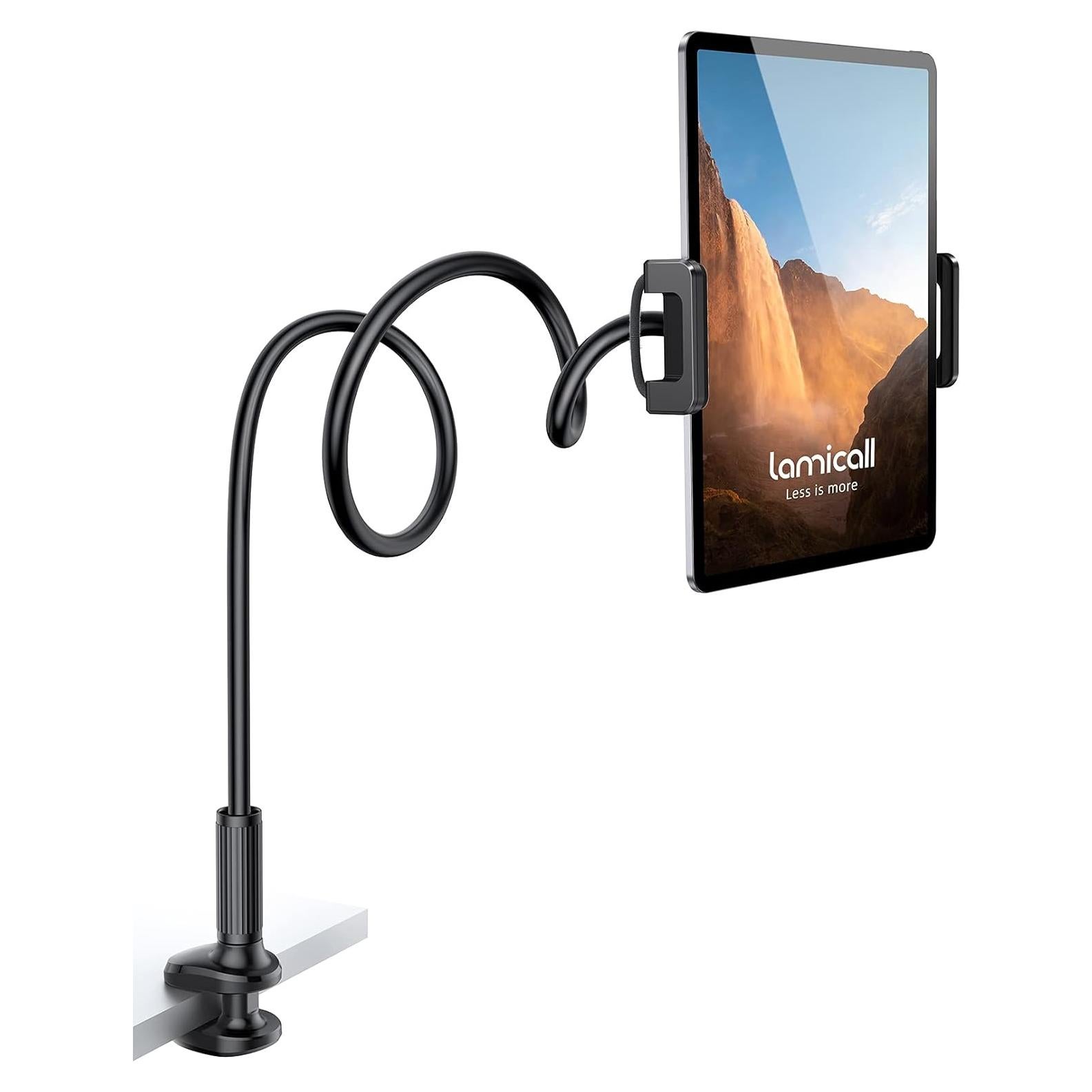Soporte de Tablet Lamicall con Brazo Flexible 91.44 cm - Negro