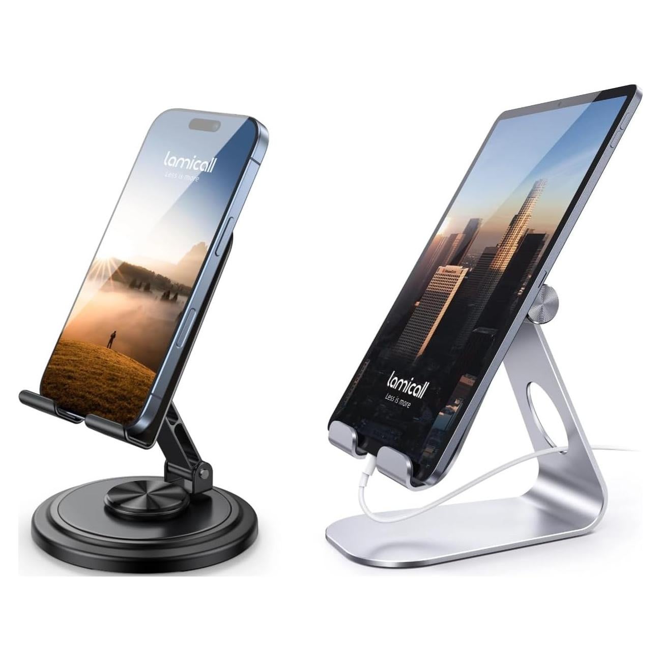 Soporte Ajustable para Tableta y Teléfono Lamicall - 360°