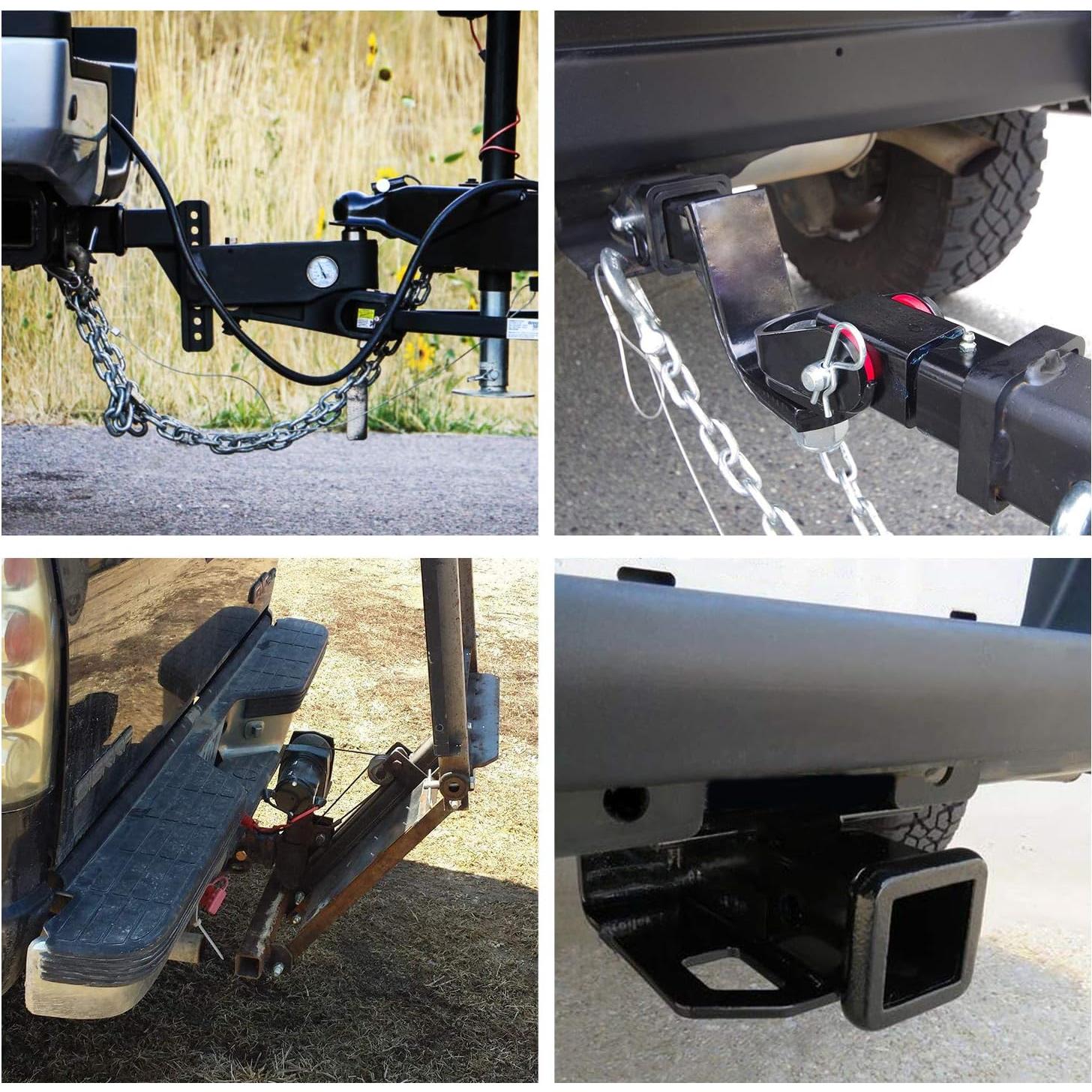 Enganche Receptor Trasero Nilight JK-61A 2" para Jeep Wrangler 2007-2018