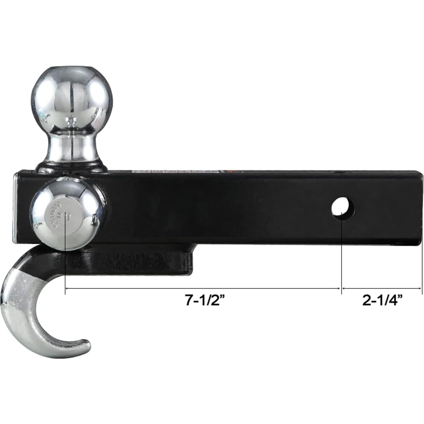 Enganche de Remolque Towever 84180 Tri Ball 3 Bolas 2"