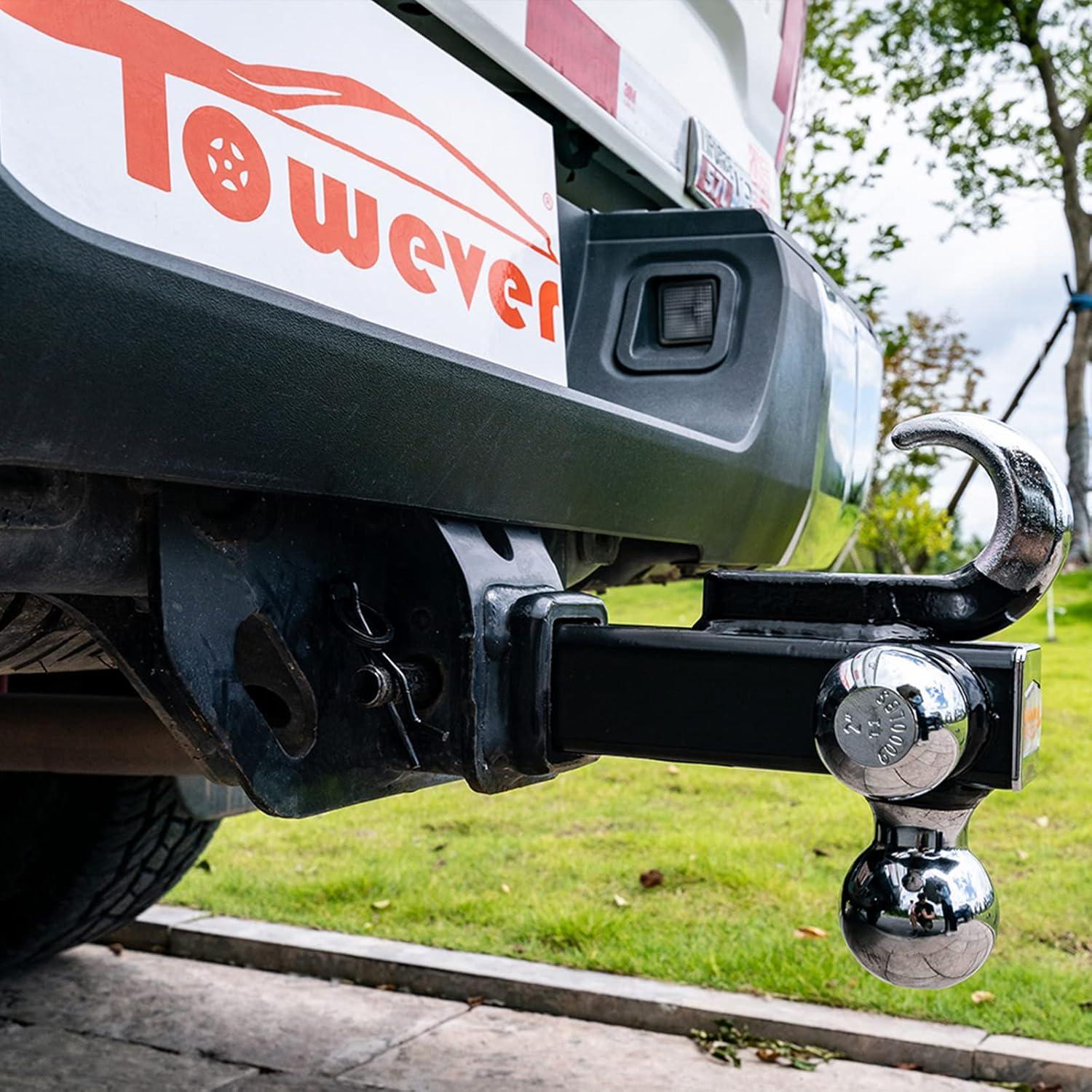 Enganche de Remolque Towever 84180 Tri Ball 3 Bolas 2"