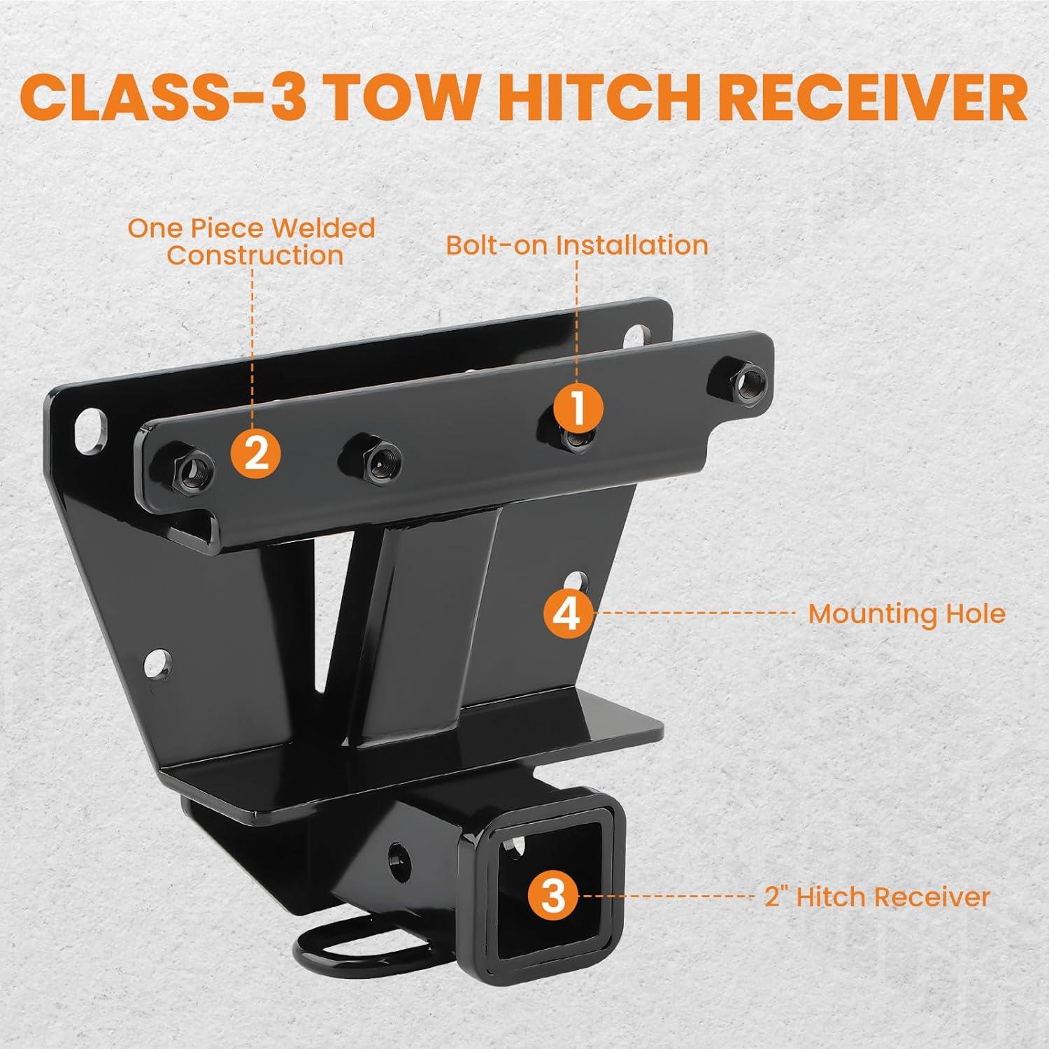 Enganche de Remolque Ajustable maXpeedingrods 2" para Jeep