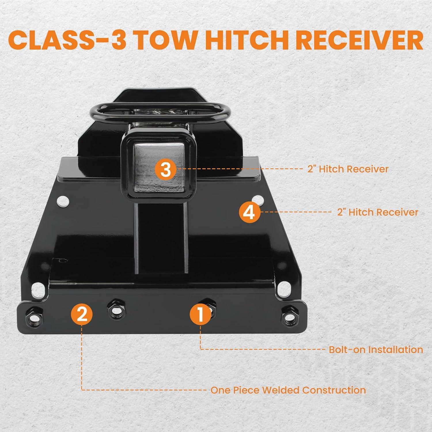 Enganche de Remolque Ajustable maXpeedingrods 2" para Jeep