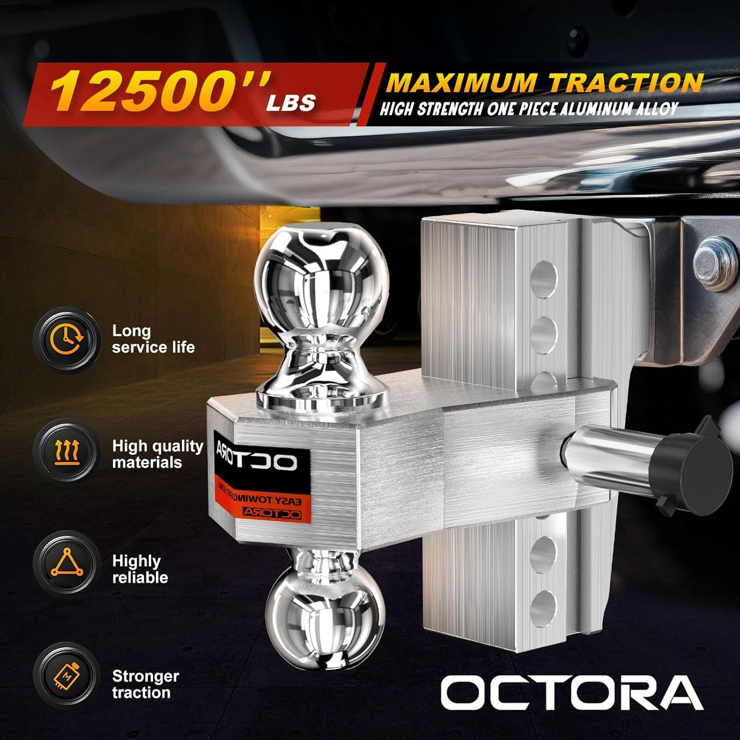 Enganche de Remolque Ajustable Octora 2006 Aluminio 5670 kg