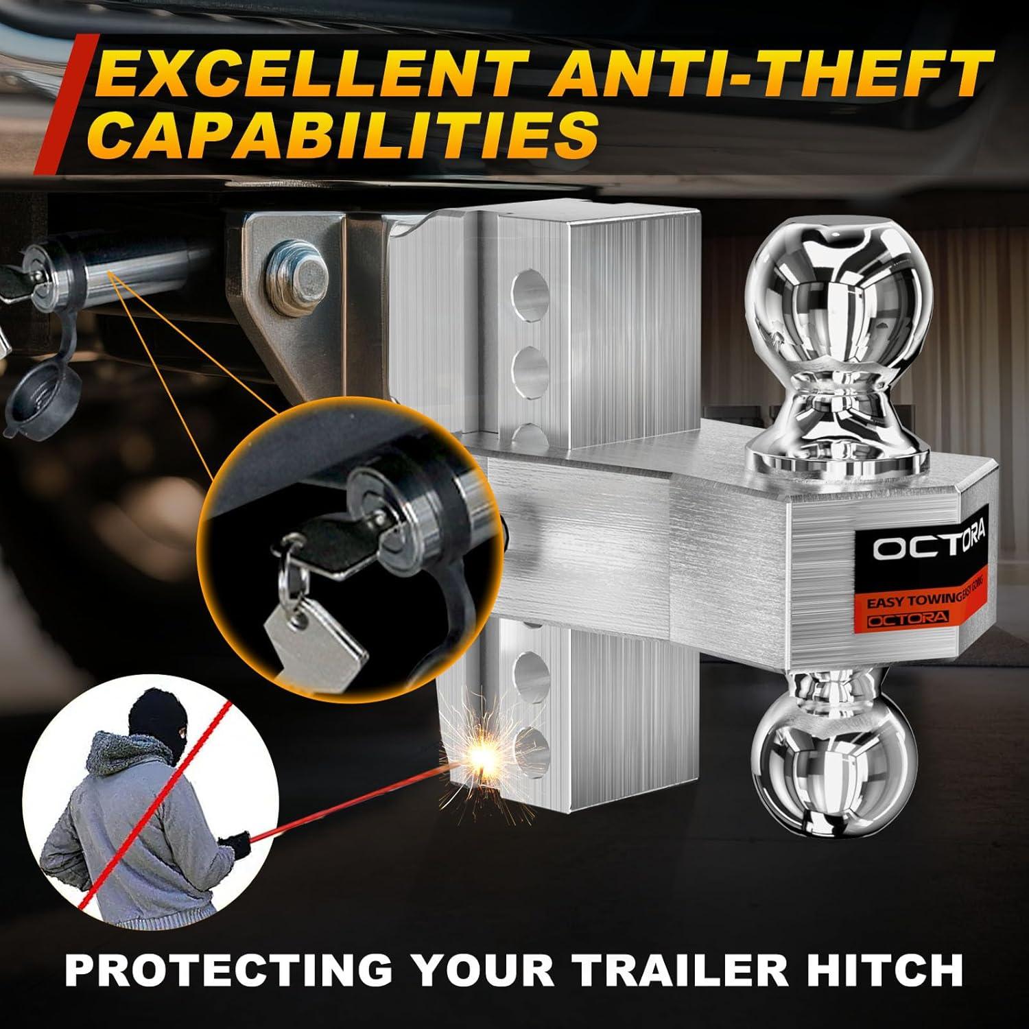 Enganche de Remolque Ajustable Octora 2006 Aluminio 5670 kg