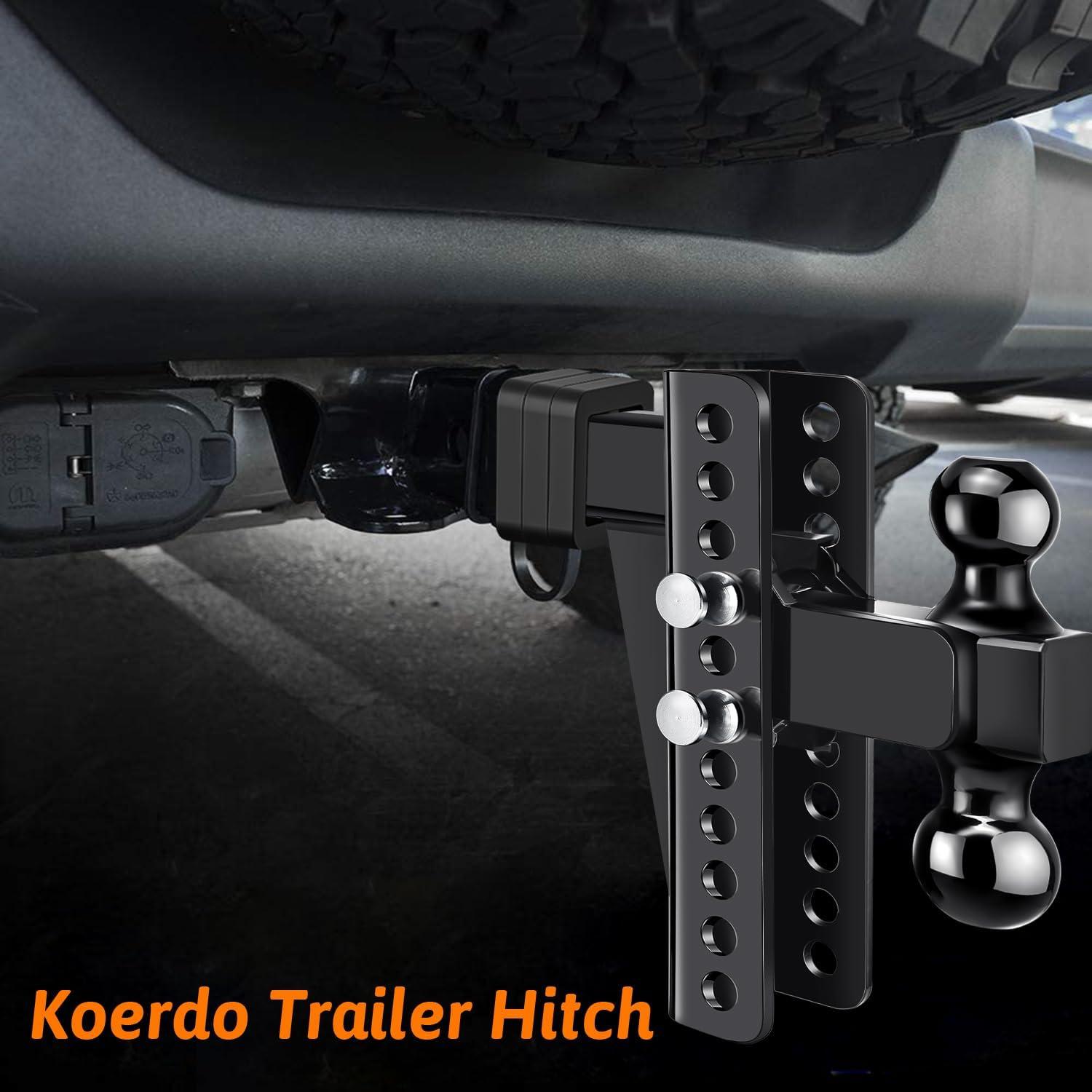 Enganche de Remolque Ajustable Koerdo 2.5" 22000 lbs