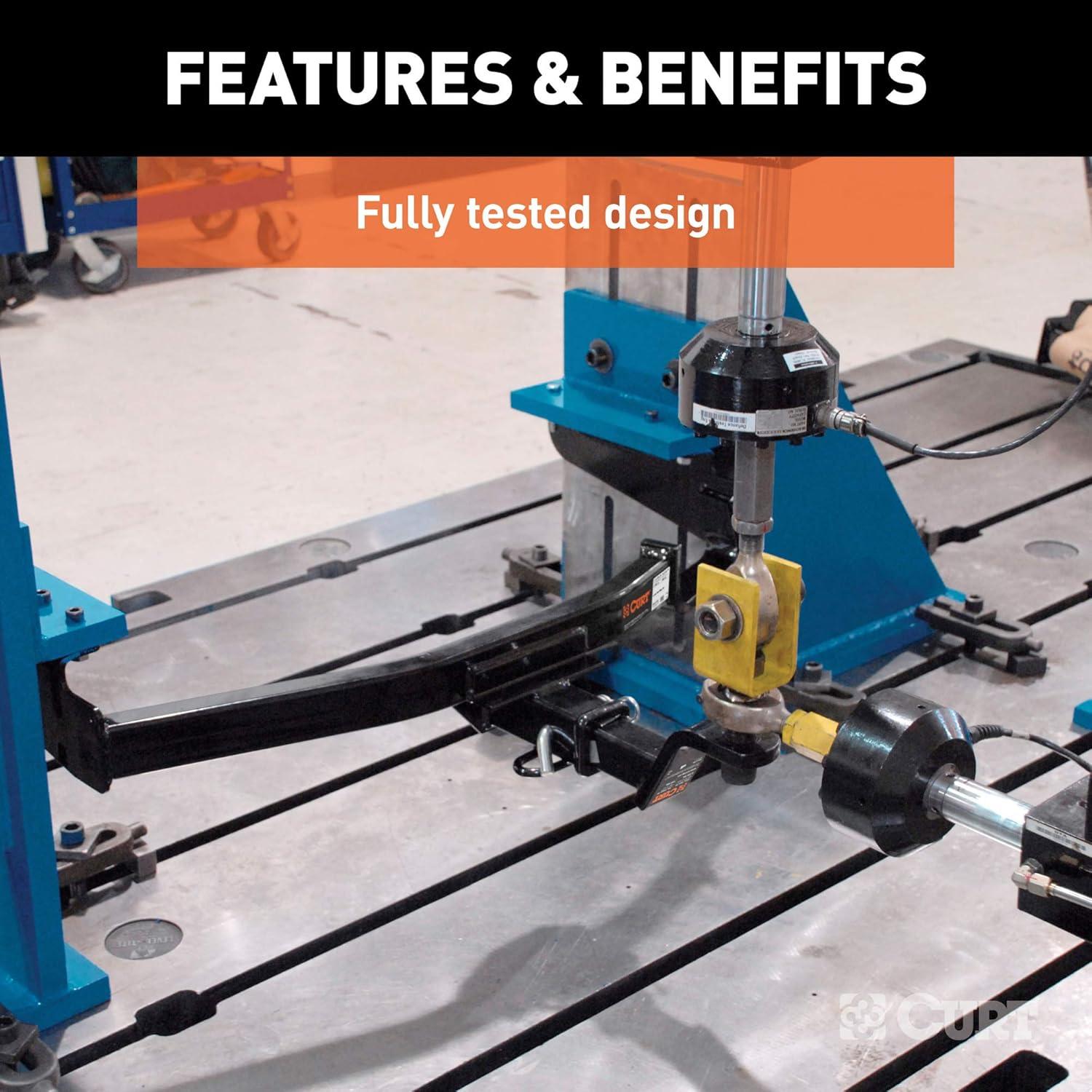 Enganche de Remolque CURT Clase 3 13165 para Chevy City Express y Nissan NV200