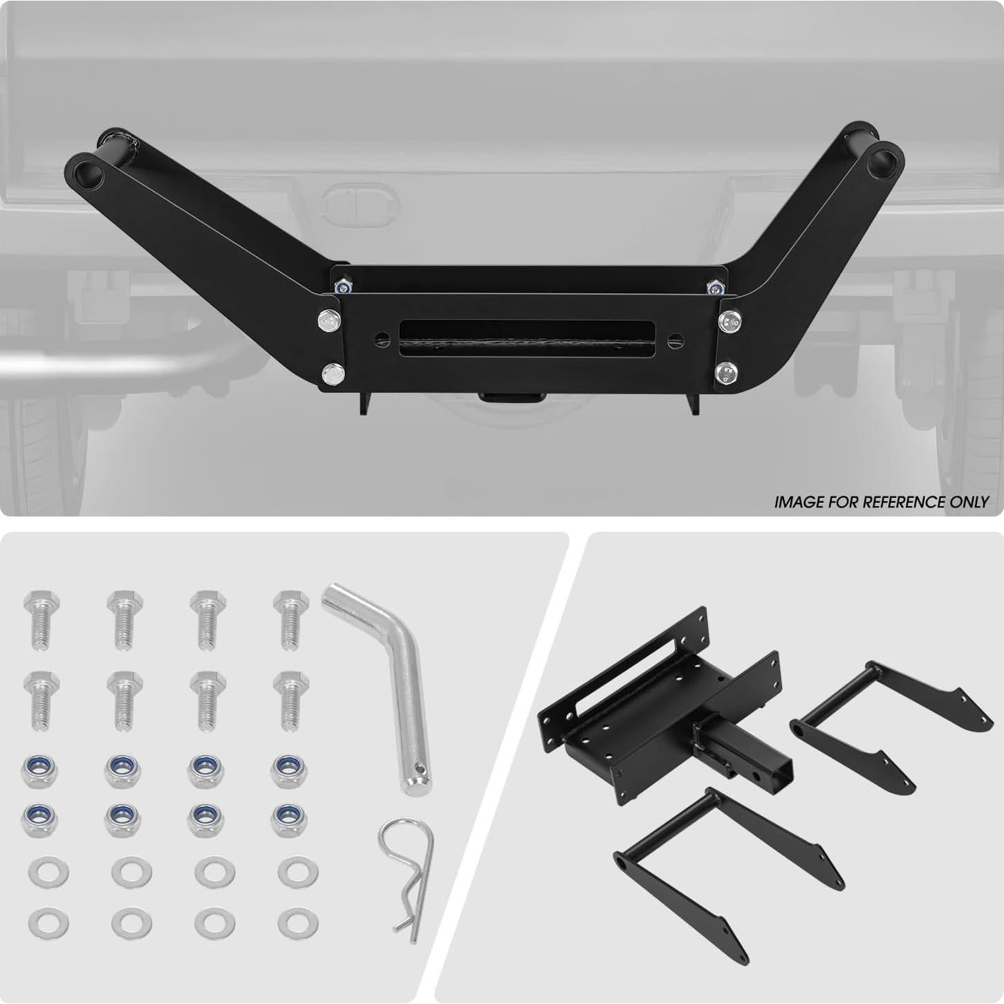 Placa de Montaje Plegable DNA Motoring para Winch 12,000 lbs