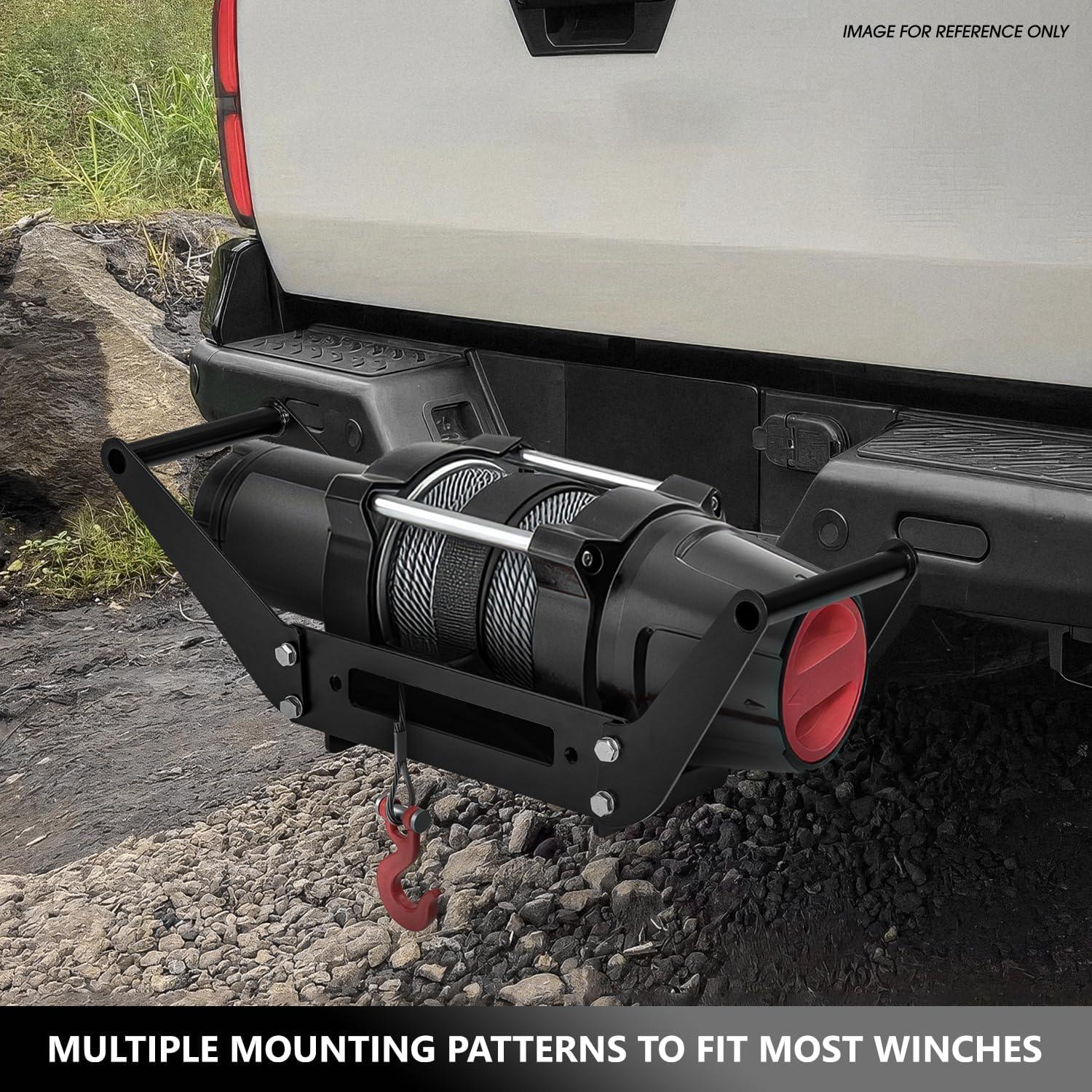 Placa de Montaje Plegable DNA Motoring para Winch 12,000 lbs