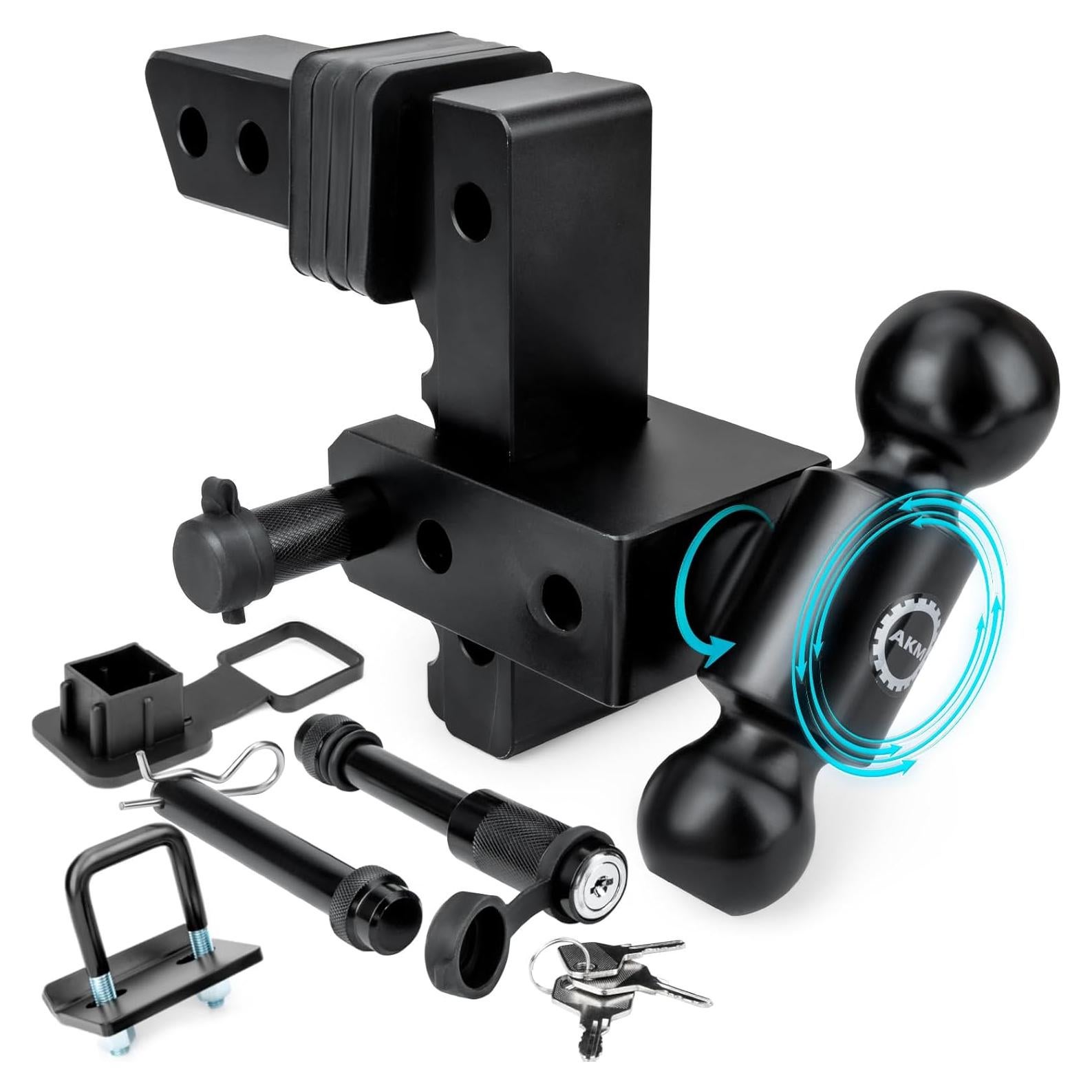 Enganche de Remolque Ajustable AKM 6" Aluminio 12,500 LBS