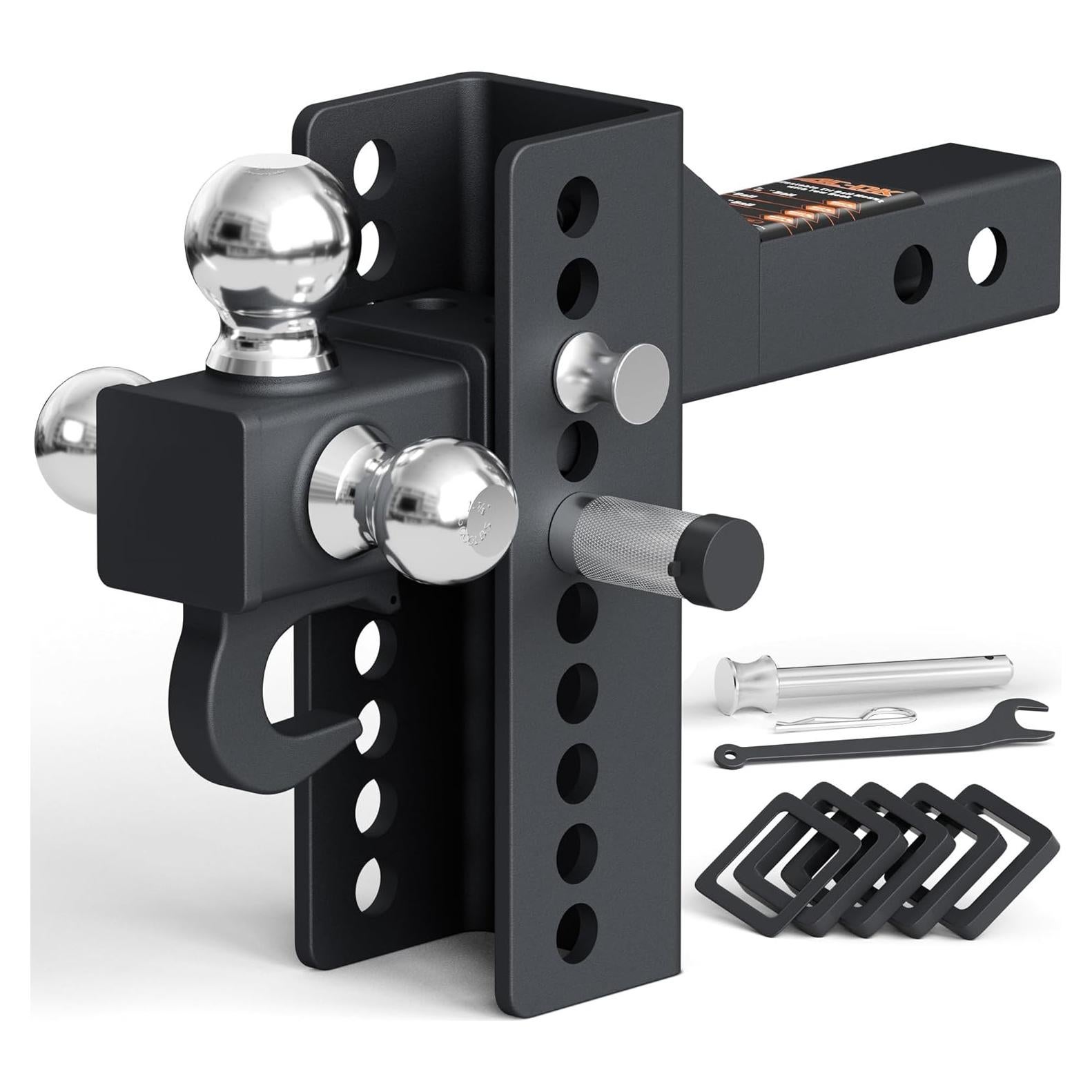 Enganche de Remolque Ajustable AC-DK Tri Ball 13.39 kg