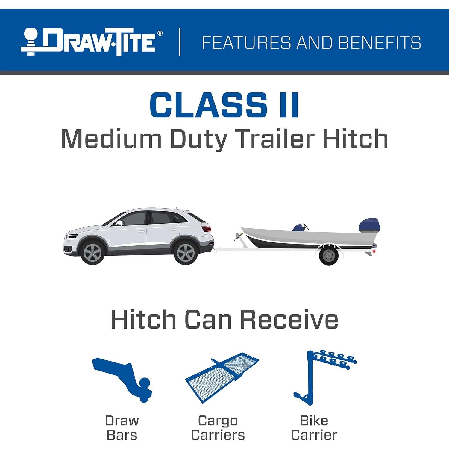 Remolque Draw-Tite 24939 Clase 1, 907 kg, Compatible Hyundai Elantra 2017-2020
