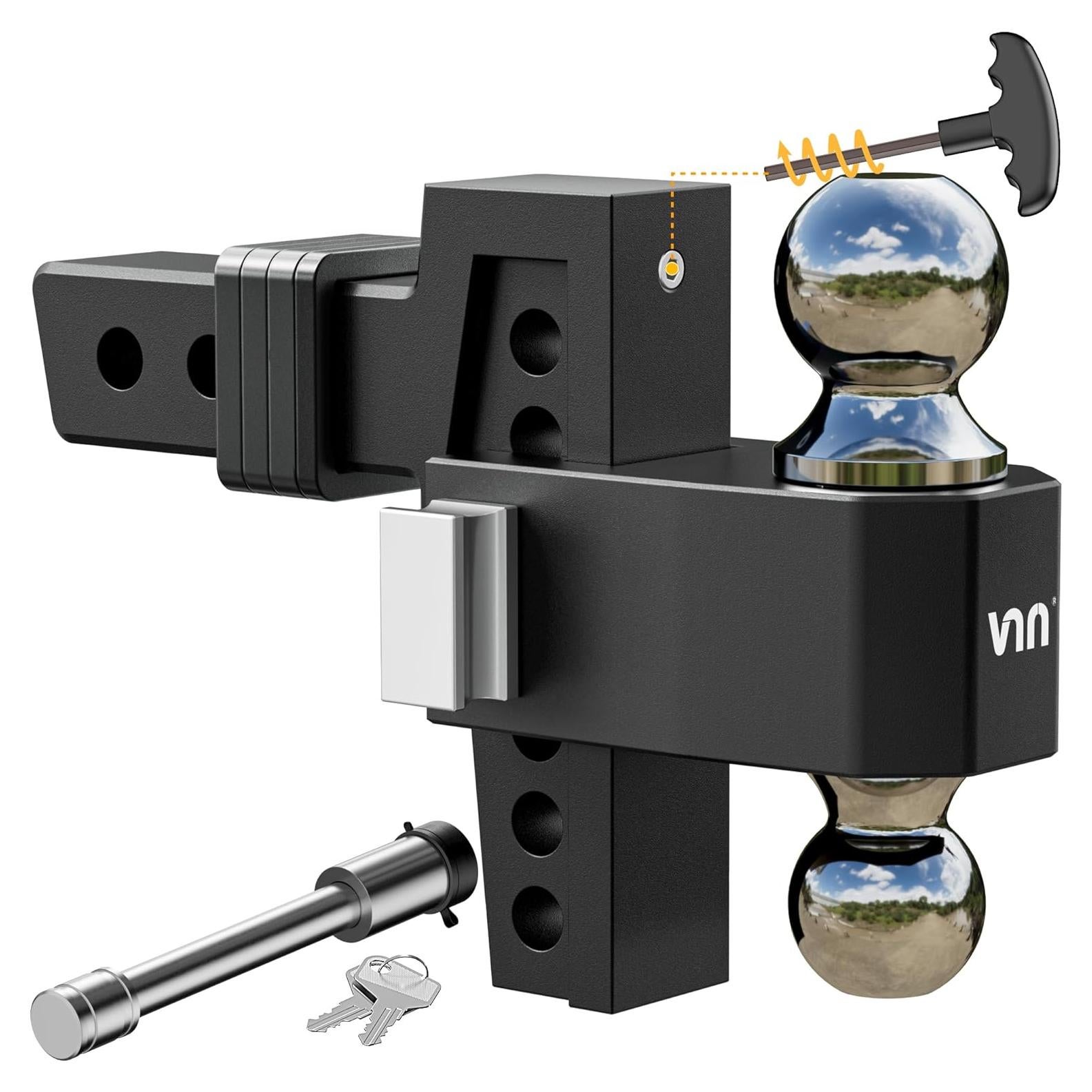 Enganche Ajustable Doble Bola VNN 15,000 LBS 6" Caída