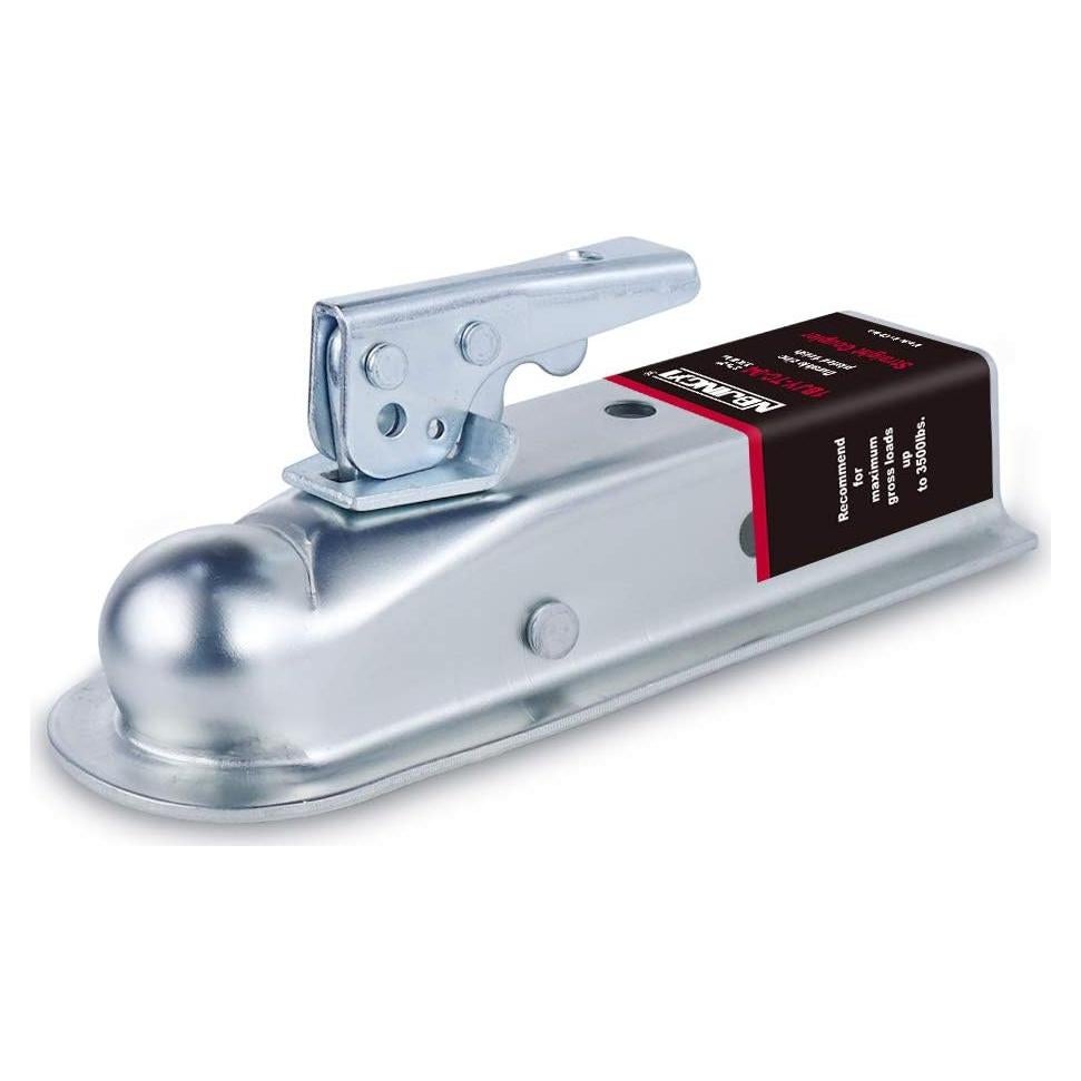 Acoplador de remolque NBJINGYI 2" bola 2" canal 1587.57 kg