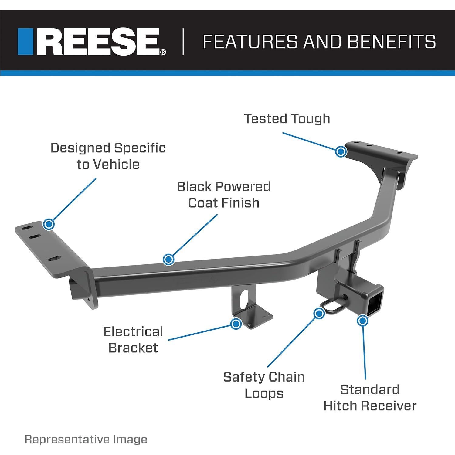Enganche de Remolque Reese Towpower 44548 Clase IV 1587.57 kg