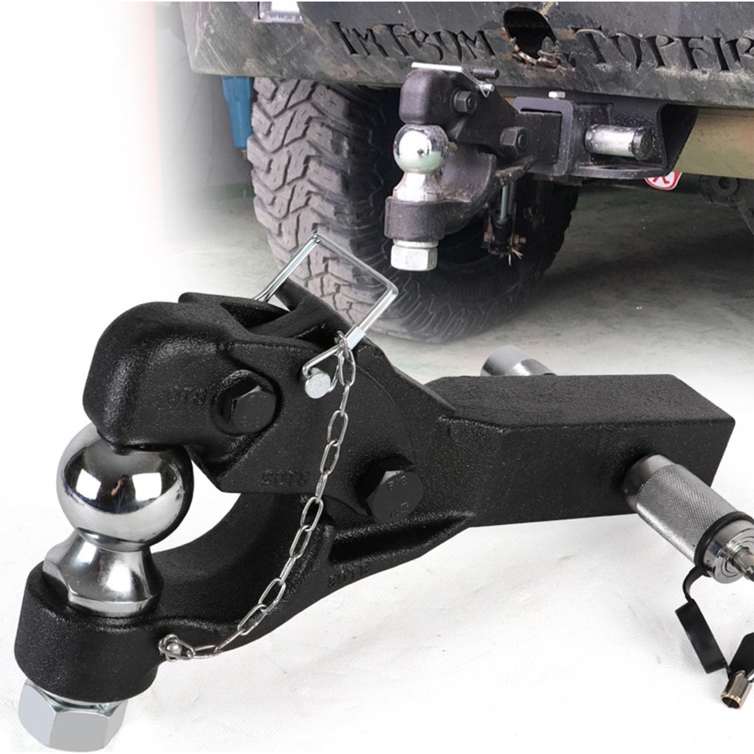Enganche de Pintle Qiby QB-002A con Bola de 5 cm, 7260 kg