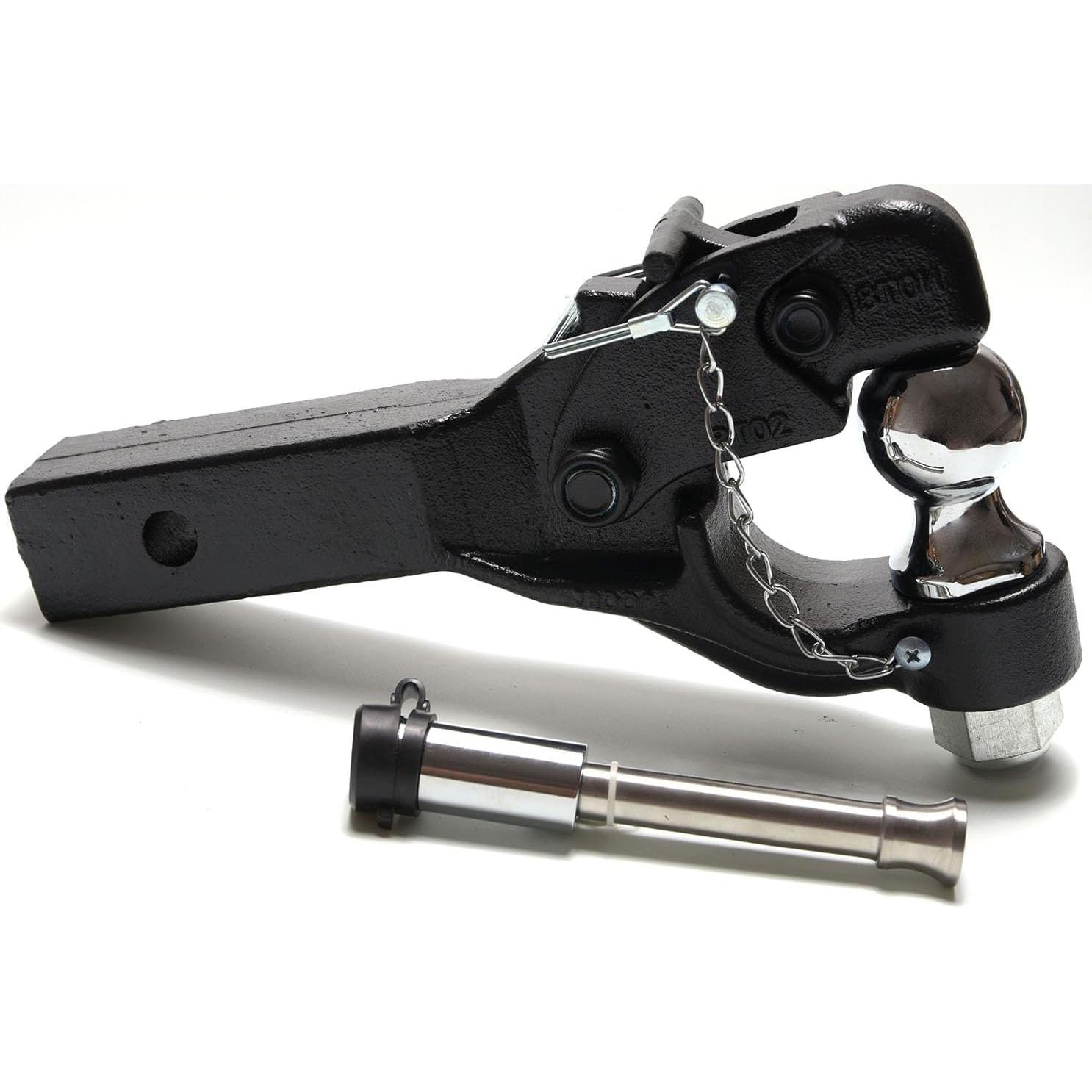 Enganche de Pintle Qiby QB-002A con Bola de 5 cm, 7260 kg