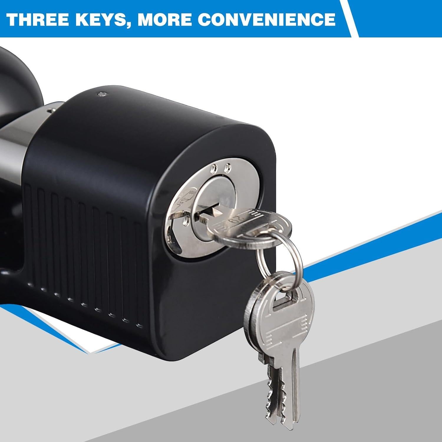 Cerradura de Enganche Antirrobo TOPSHINE para Remolque 0.79 kg