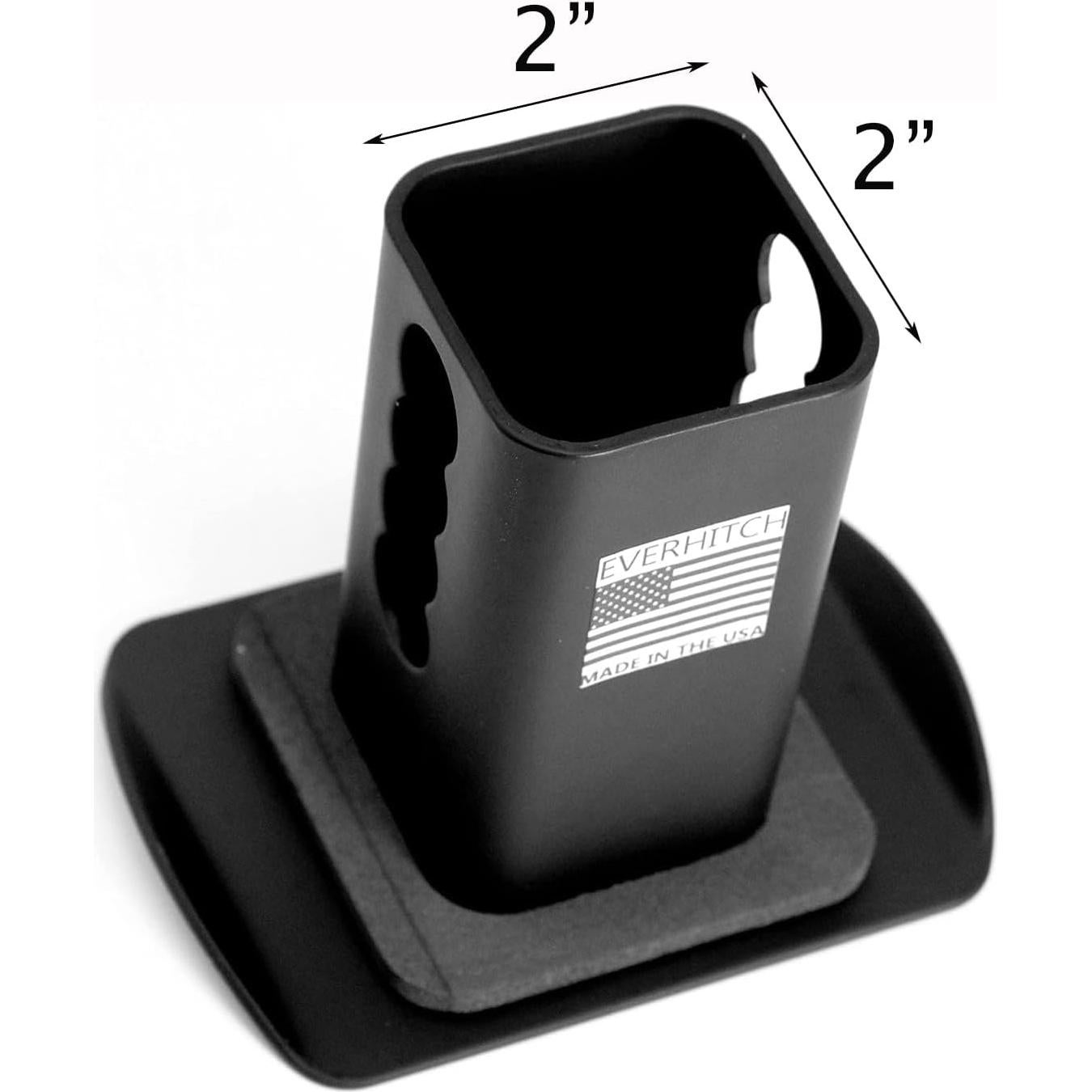 Cubierta de Enganche de Remolque eVerHITCH 2" Negro y Cromo