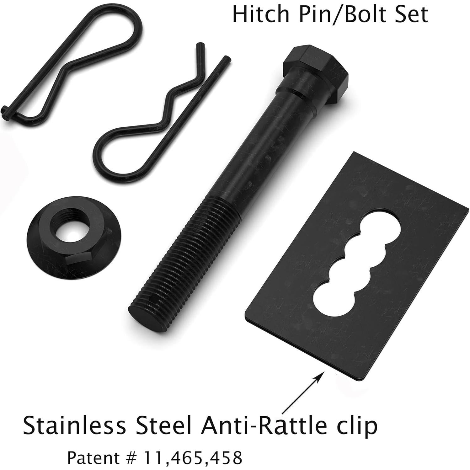 Cubierta de Enganche de Remolque eVerHITCH 2" Negro y Cromo